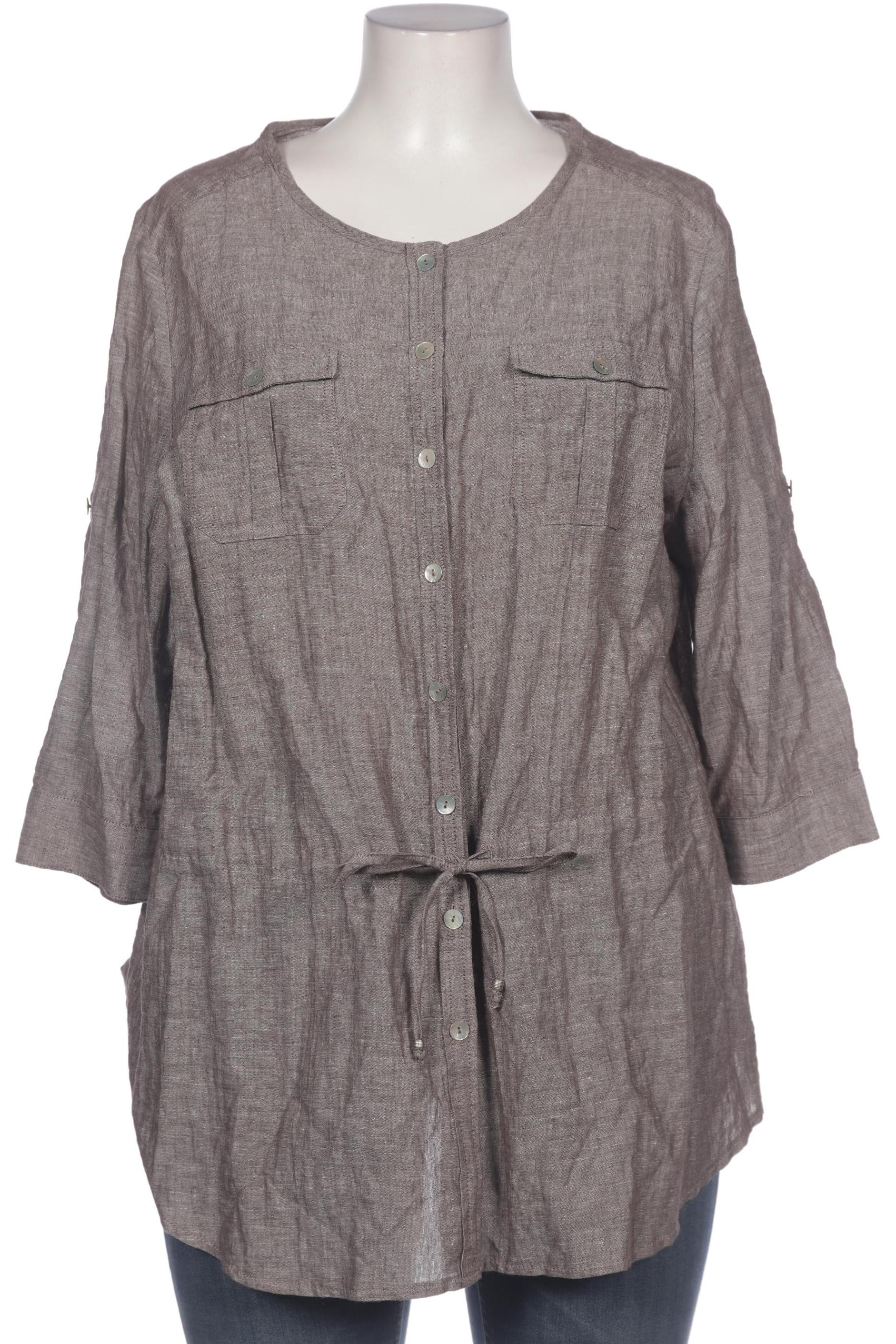 

Peter Hahn Damen Bluse, braun, Gr. 48