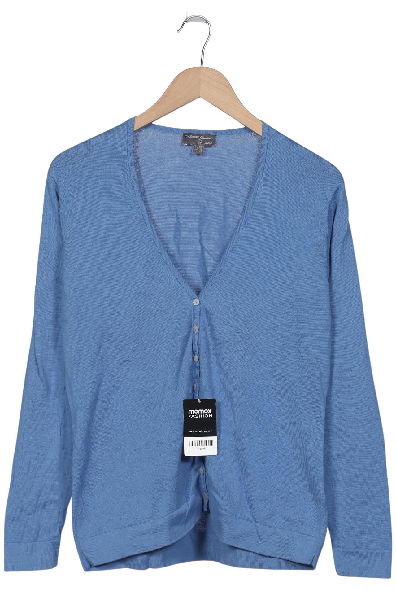 

Peter Hahn Damen Strickjacke, blau, Gr. 44