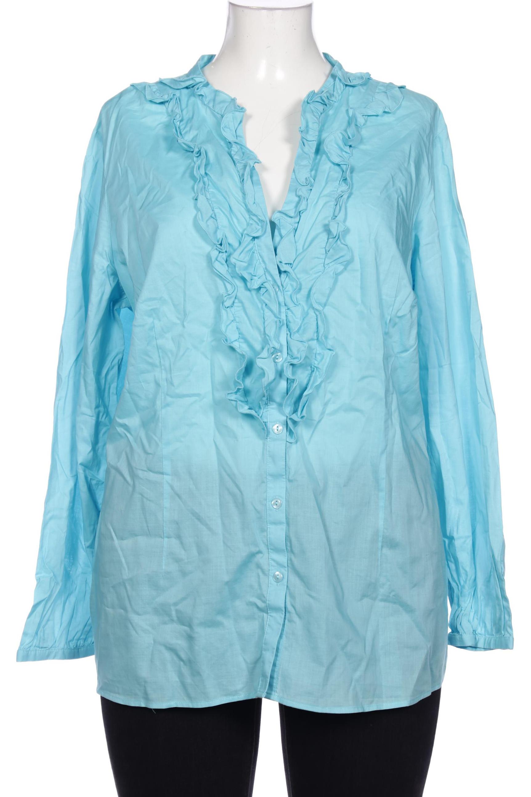 

Peter Hahn Damen Bluse, blau, Gr. 48