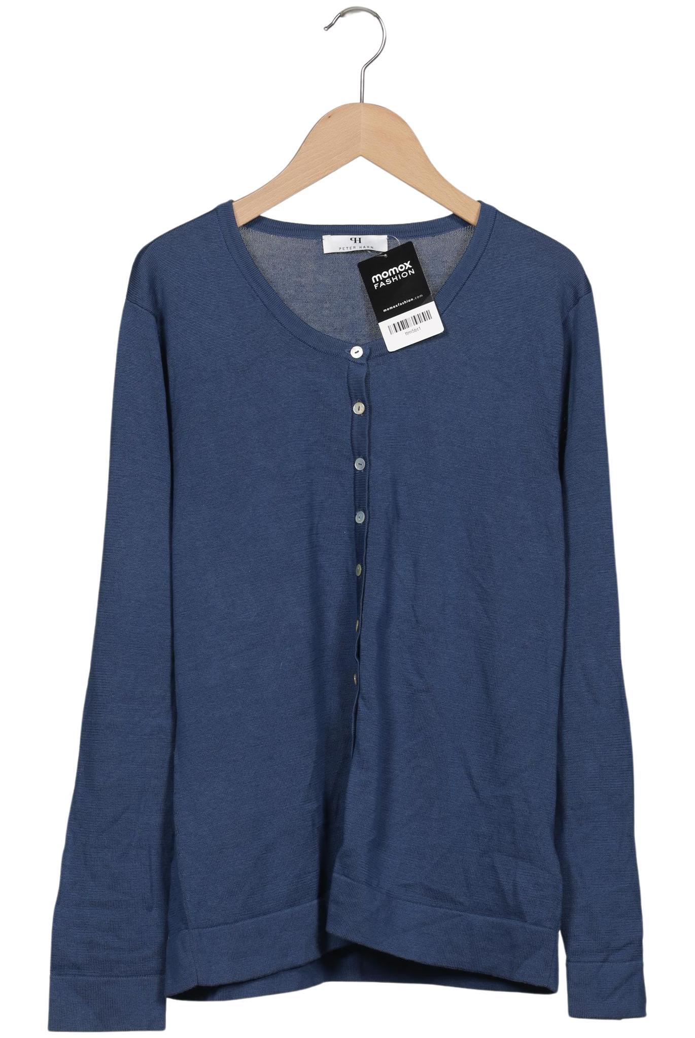 

Peter Hahn Damen Strickjacke, blau, Gr. 42