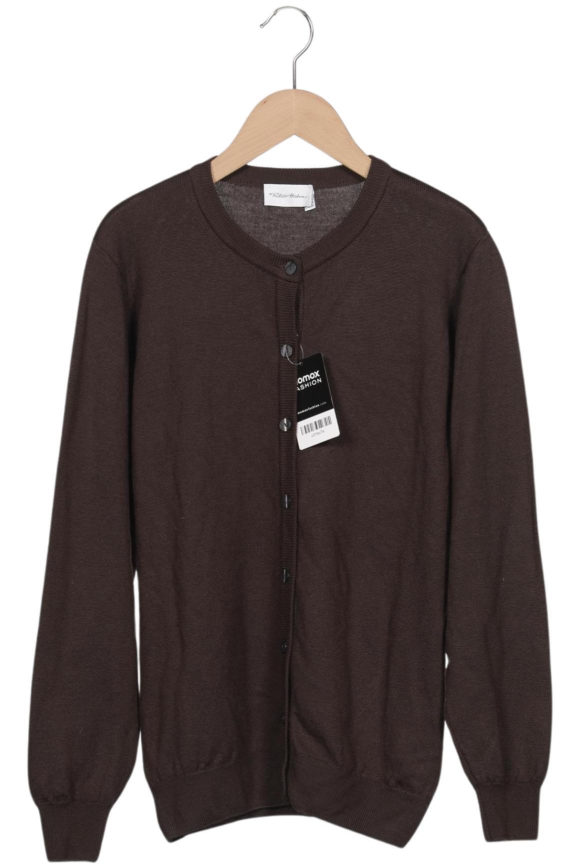 

Peter Hahn Damen Strickjacke, braun, Gr. 36
