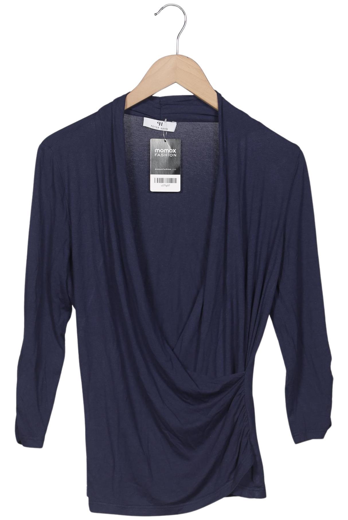 

Peter Hahn Damen Langarmshirt, marineblau, Gr. 38