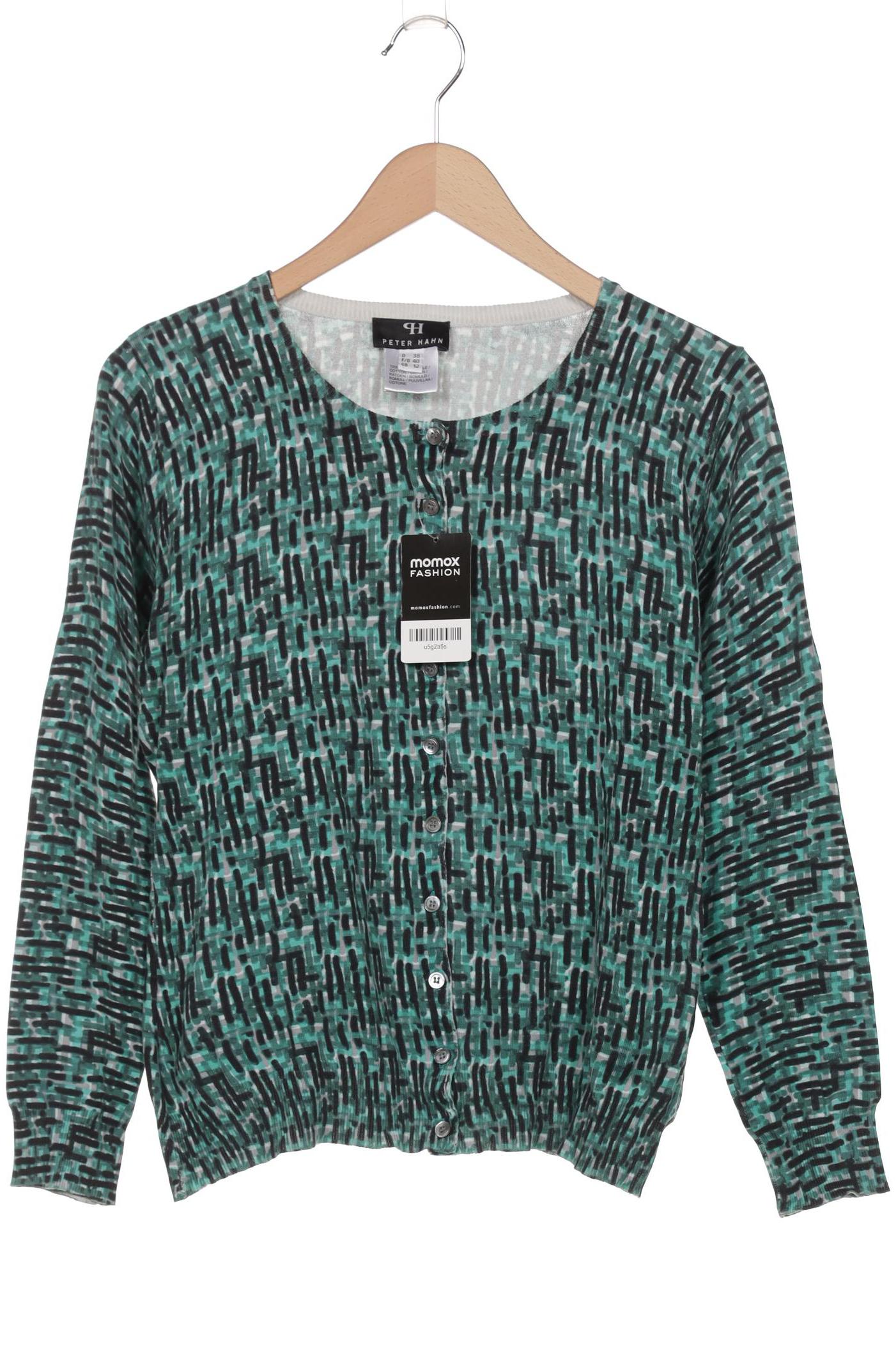 

Peter Hahn Damen Strickjacke, türkis, Gr. 38
