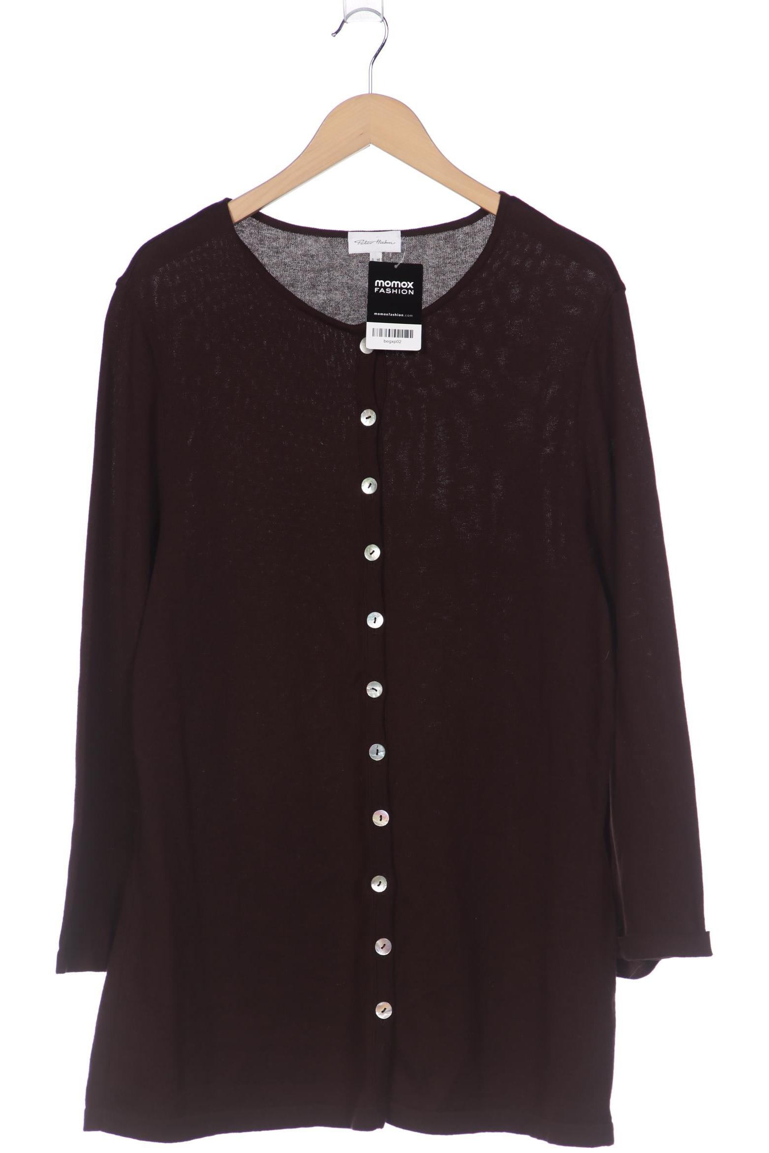 

Peter Hahn Damen Strickjacke, braun, Gr. 48