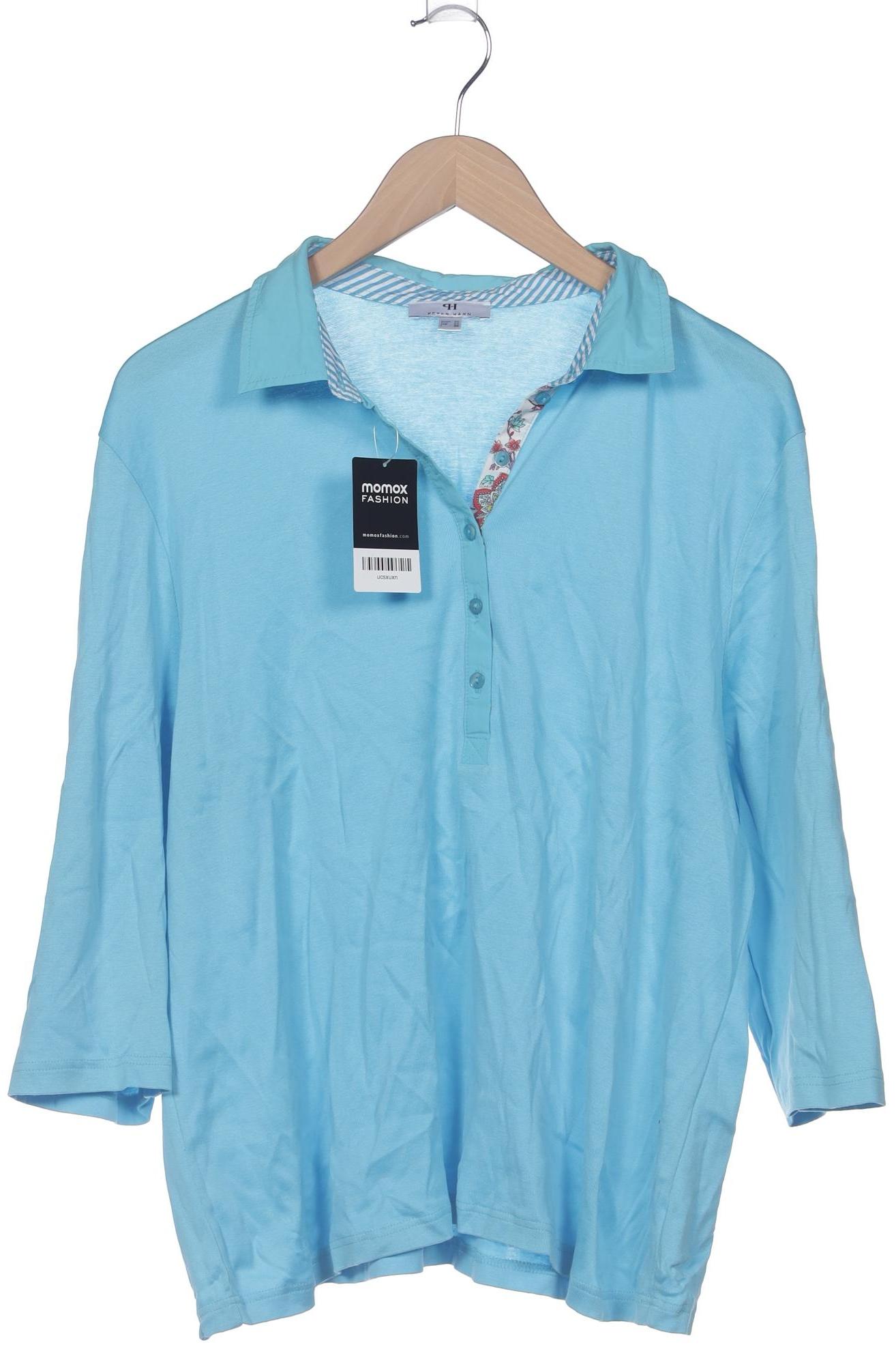 

Peter Hahn Damen Poloshirt, blau, Gr. 50