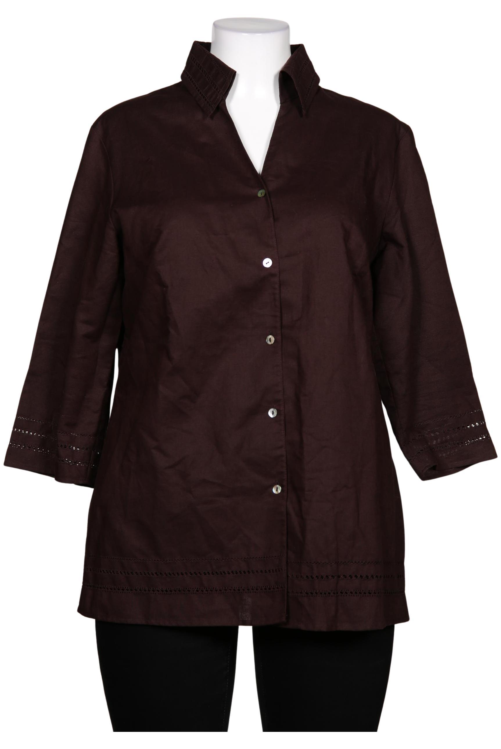 

Peter Hahn Damen Bluse, braun, Gr. 44