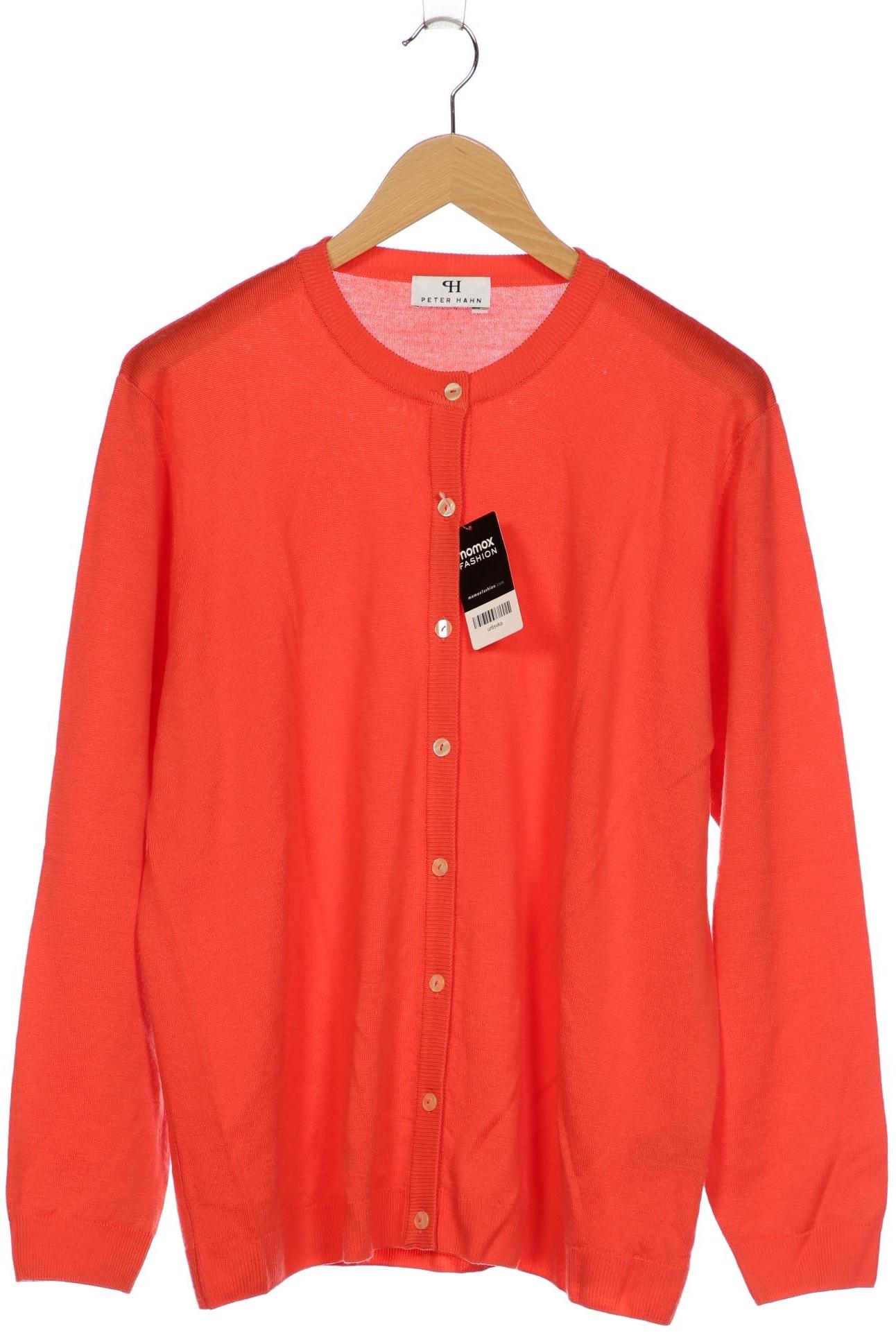 

Peter Hahn Damen Strickjacke, orange, Gr. 50