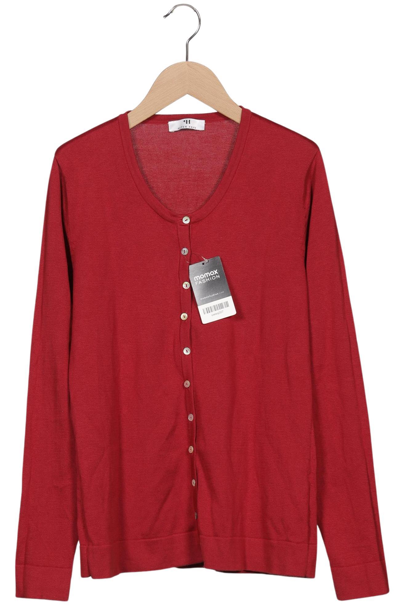

Peter Hahn Damen Strickjacke, rot, Gr. 42