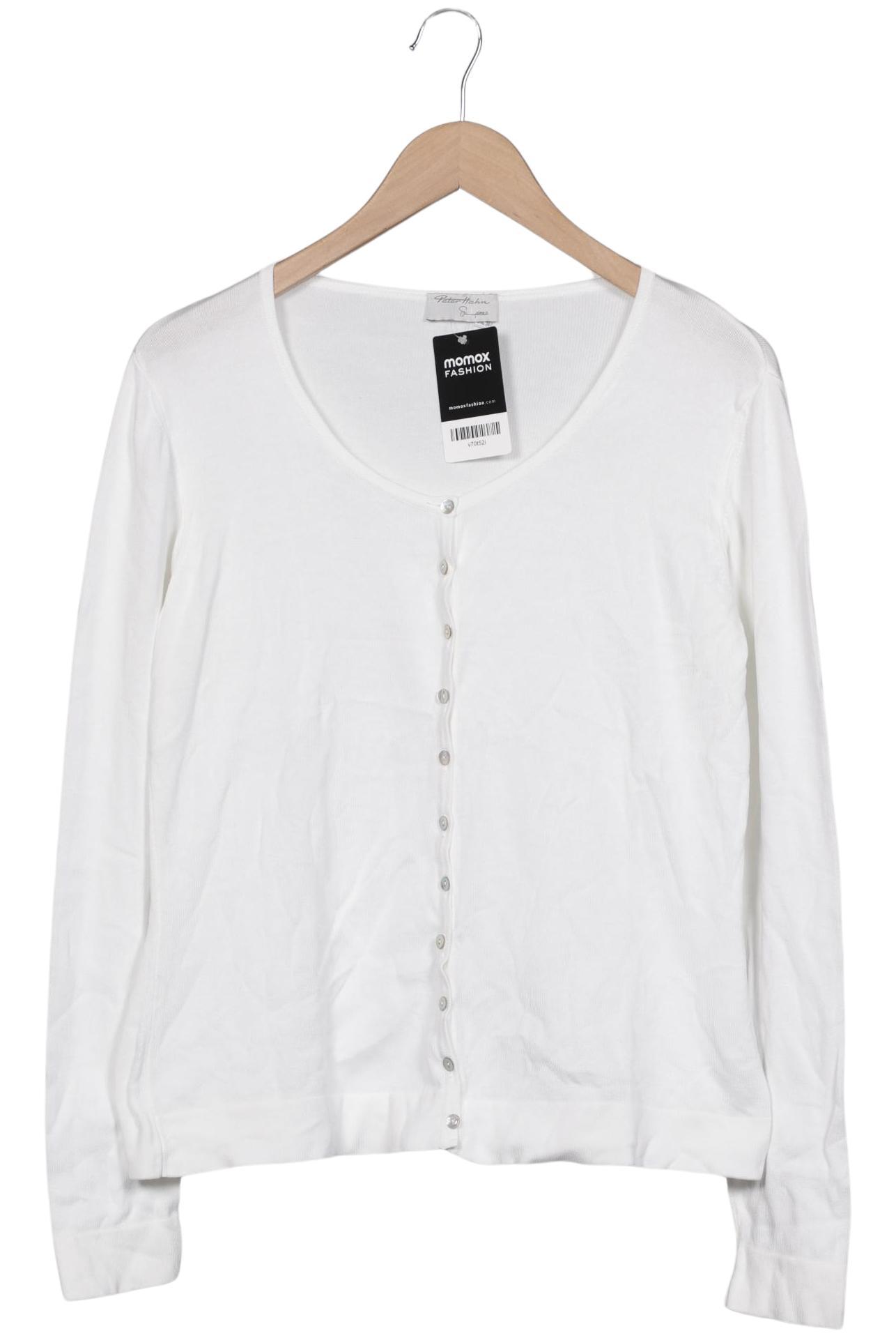 

Peter Hahn Damen Strickjacke, weiß, Gr. 36