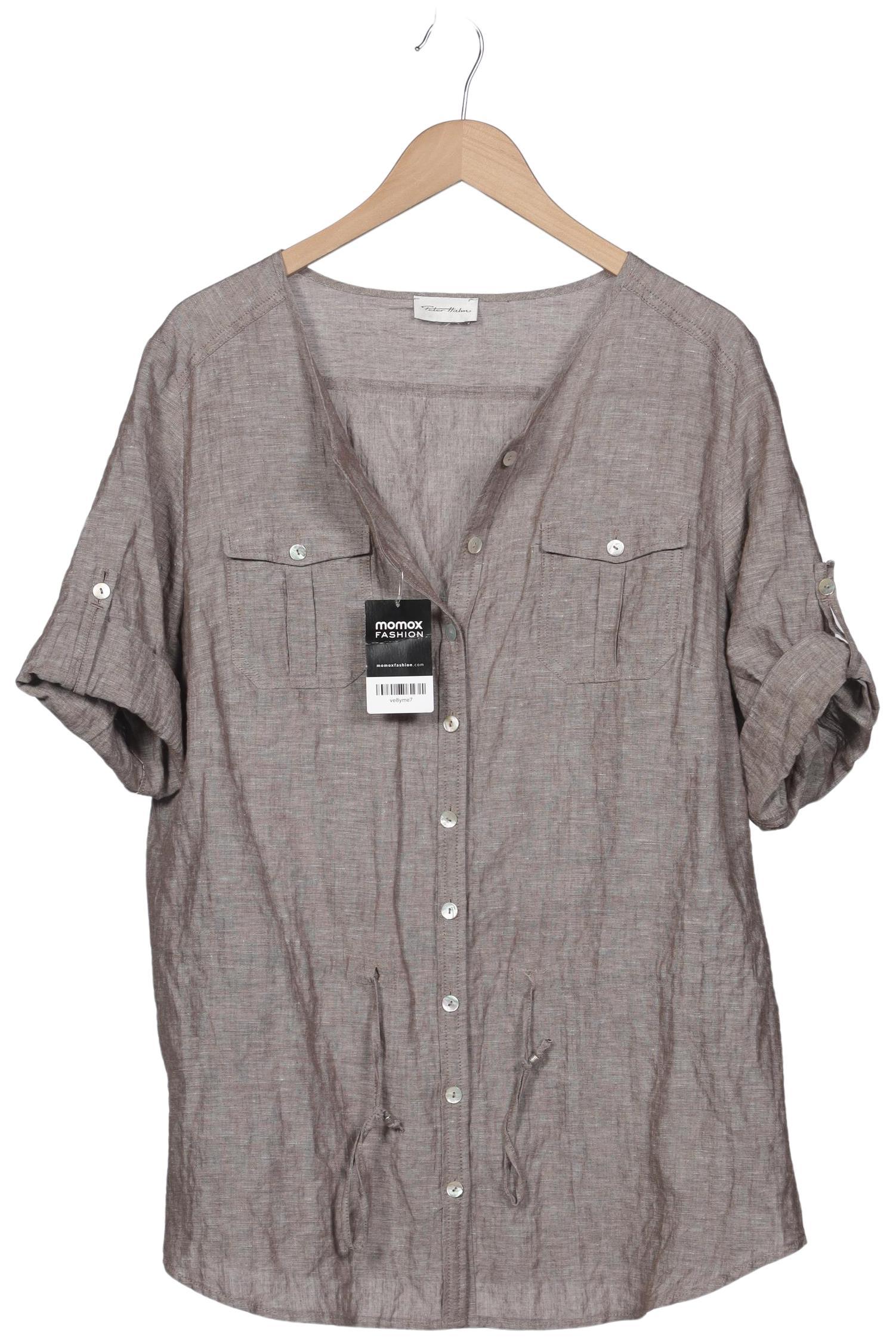

Peter Hahn Damen Bluse, grau, Gr. 48