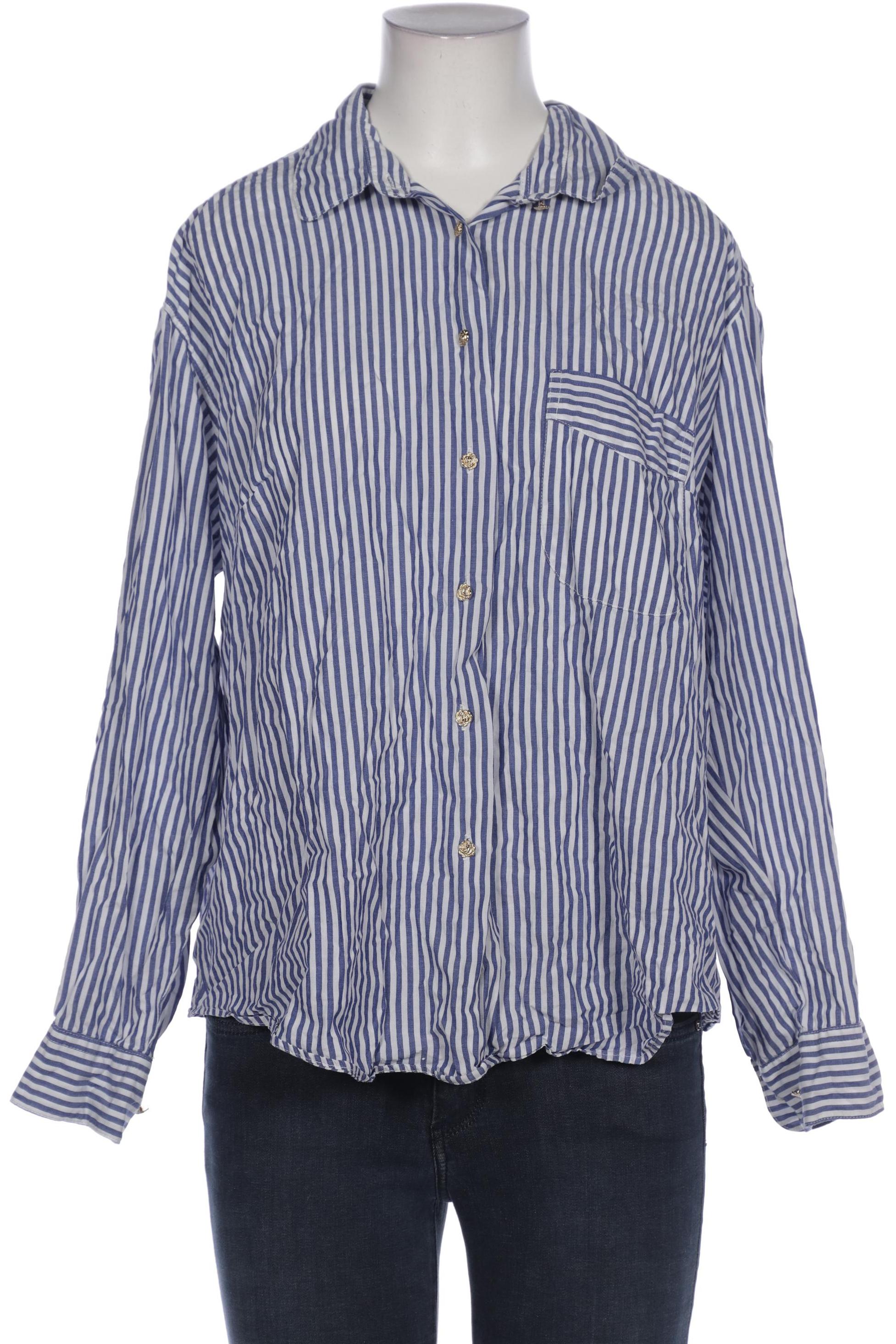 

Peter Hahn Damen Bluse, blau, Gr. 46