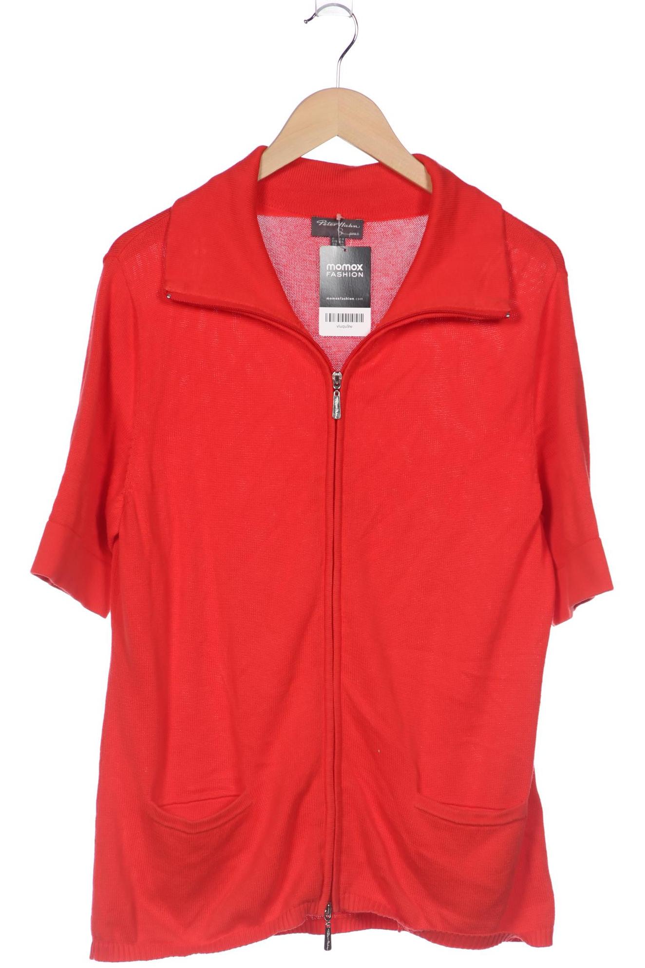 

Peter Hahn Damen Strickjacke, rot, Gr. 44