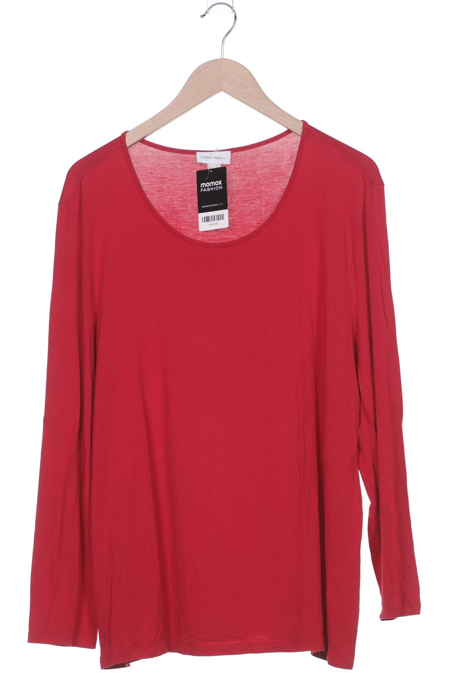 

Peter Hahn Damen Langarmshirt, rot, Gr. 52