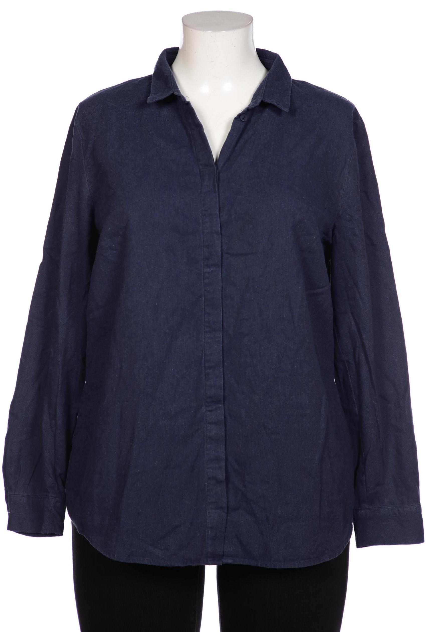 

Peter Hahn Damen Bluse, marineblau, Gr. 44