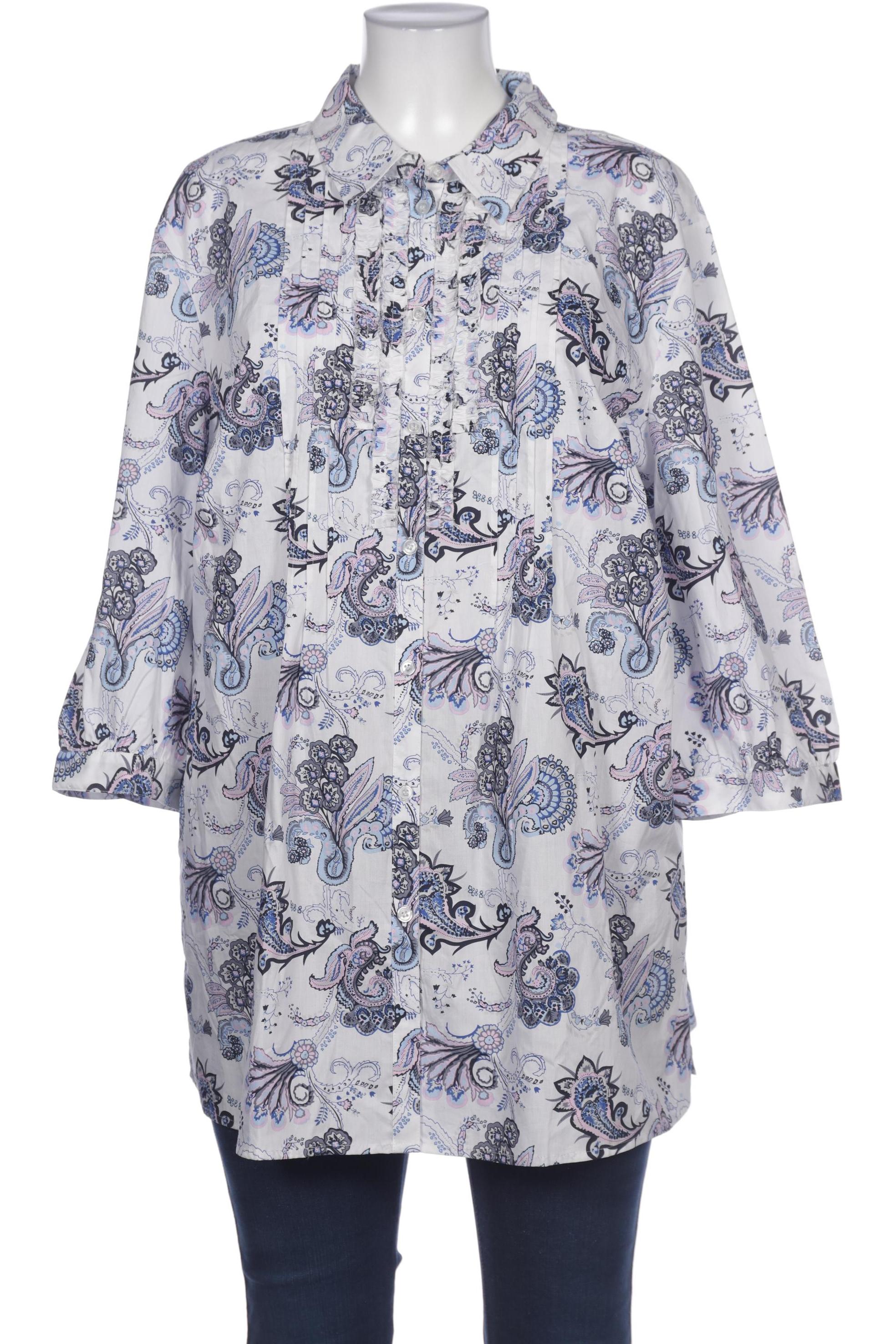 

Peter Hahn Damen Bluse, blau, Gr. 52