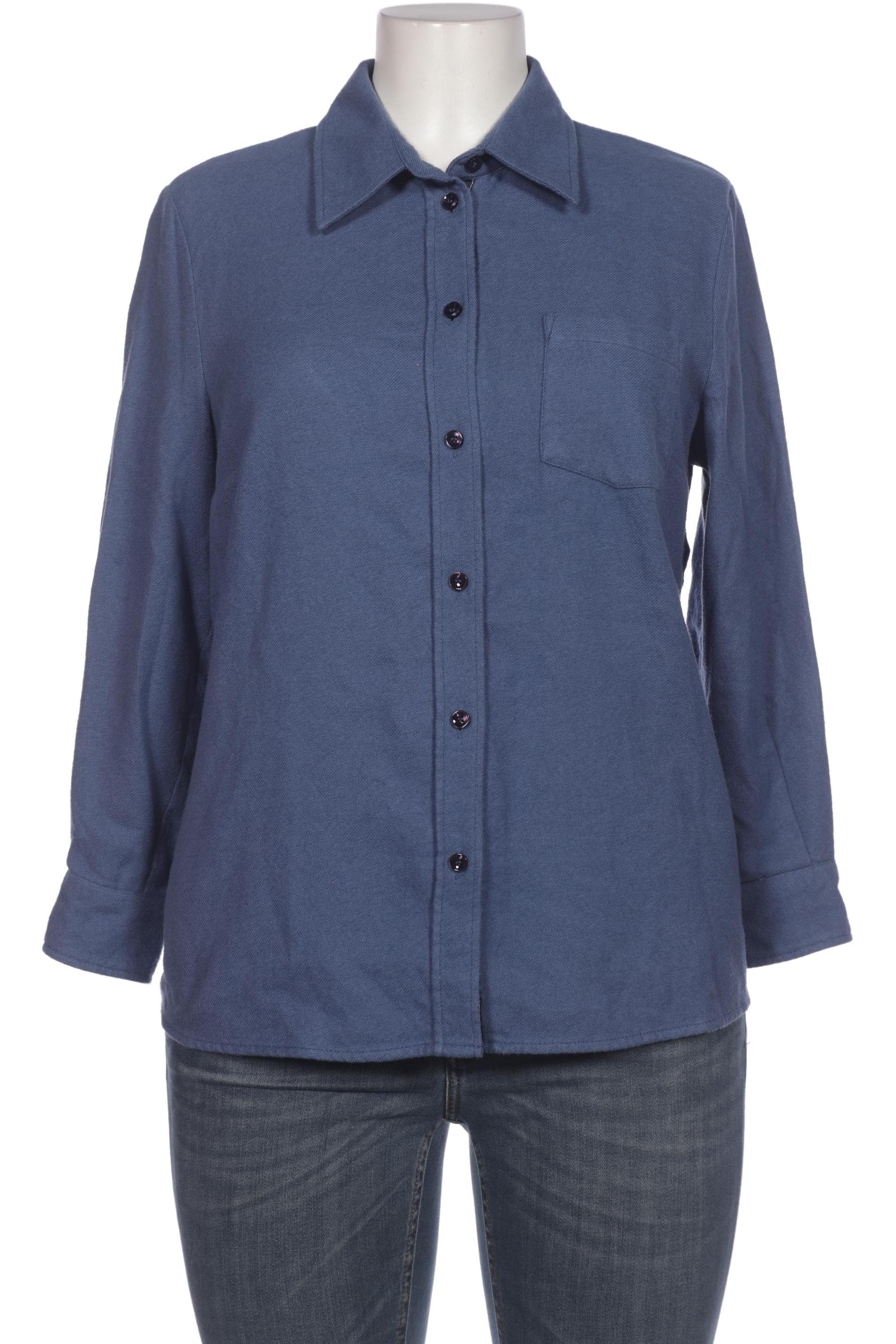 

Peter Hahn Damen Bluse, blau, Gr. 40