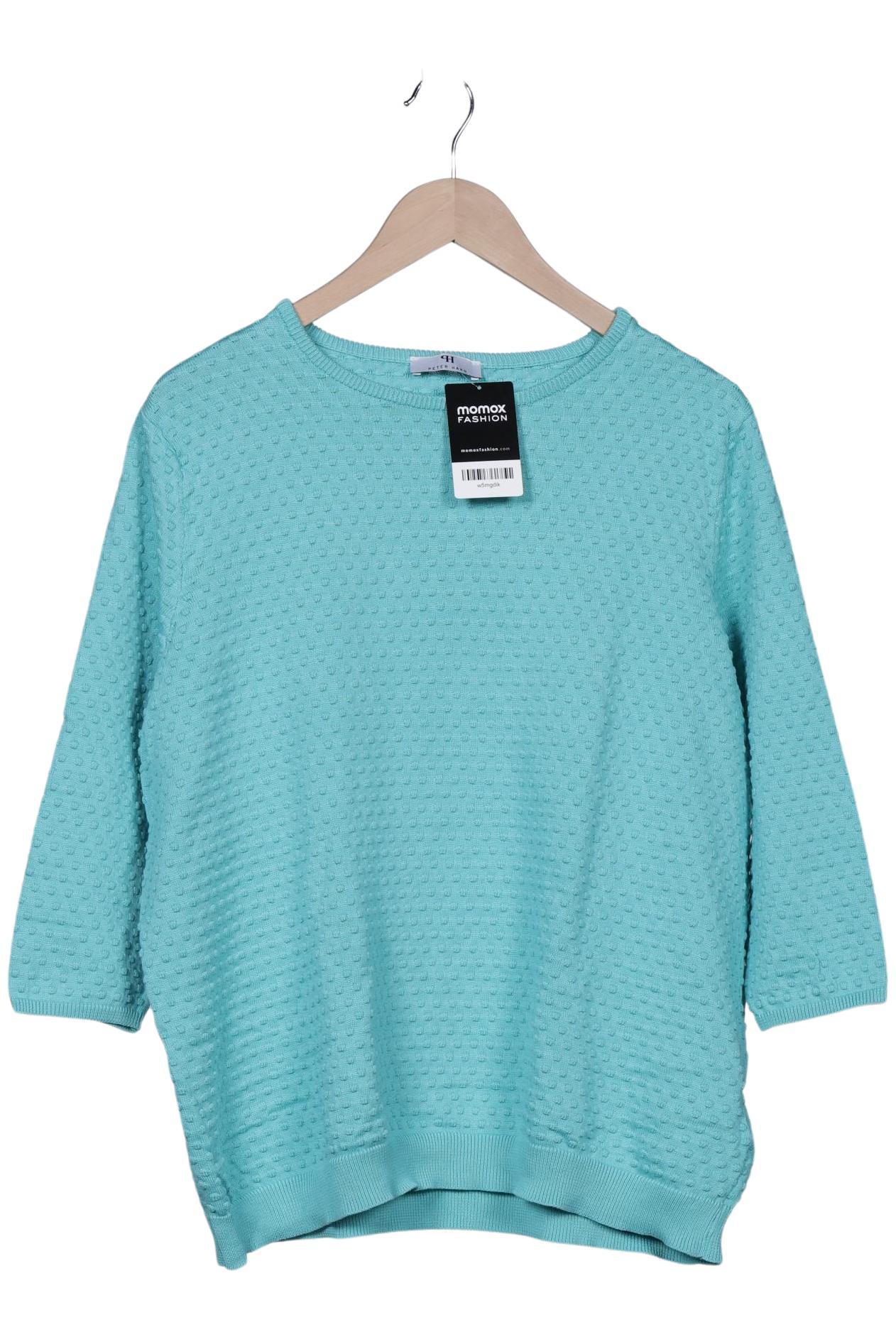 

Peter Hahn Damen Pullover, türkis, Gr. 50