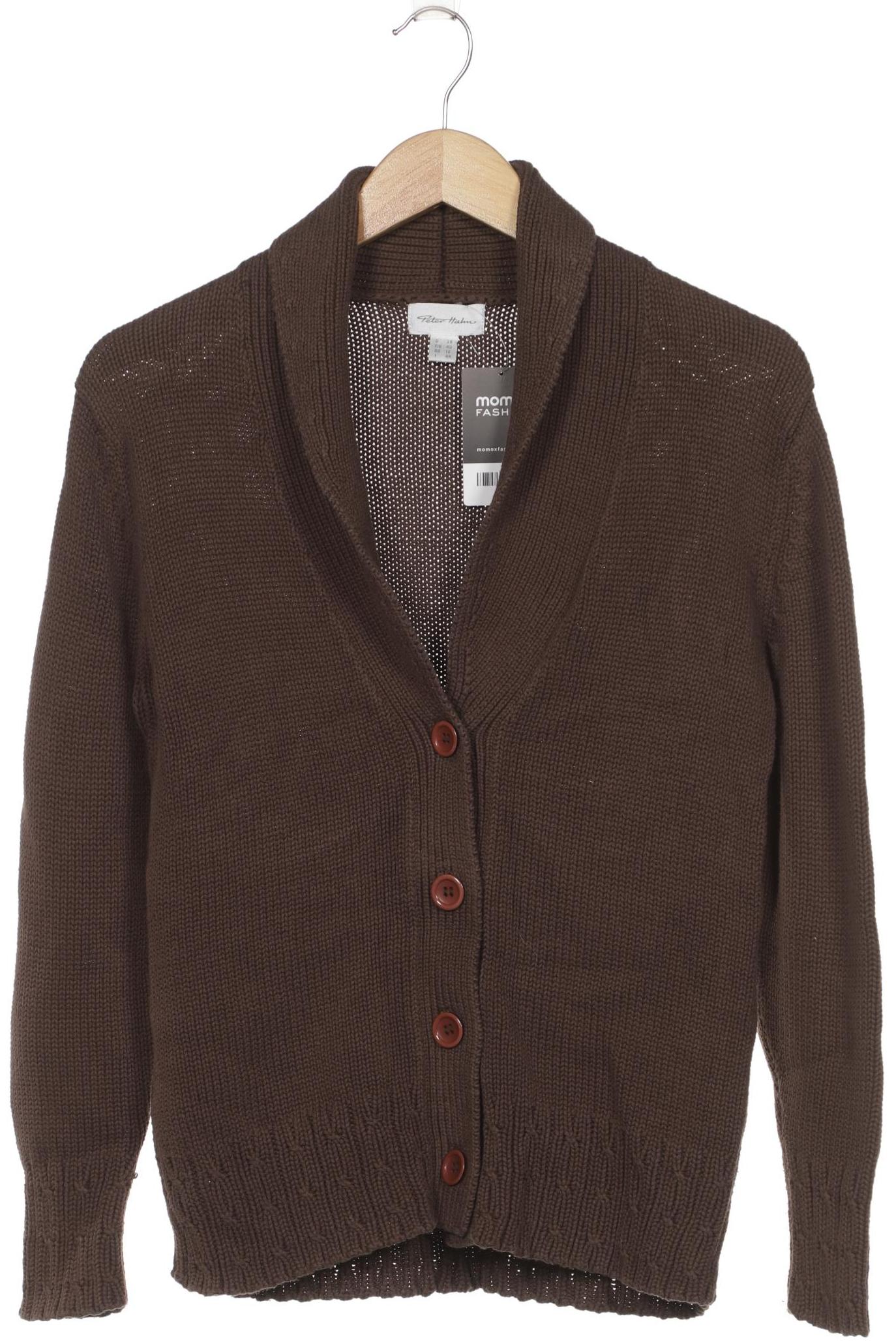 

Peter Hahn Damen Strickjacke, braun, Gr. 38