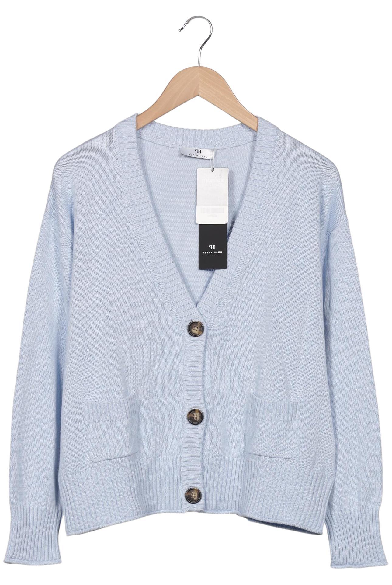 

Peter Hahn Damen Strickjacke, hellblau, Gr. 44