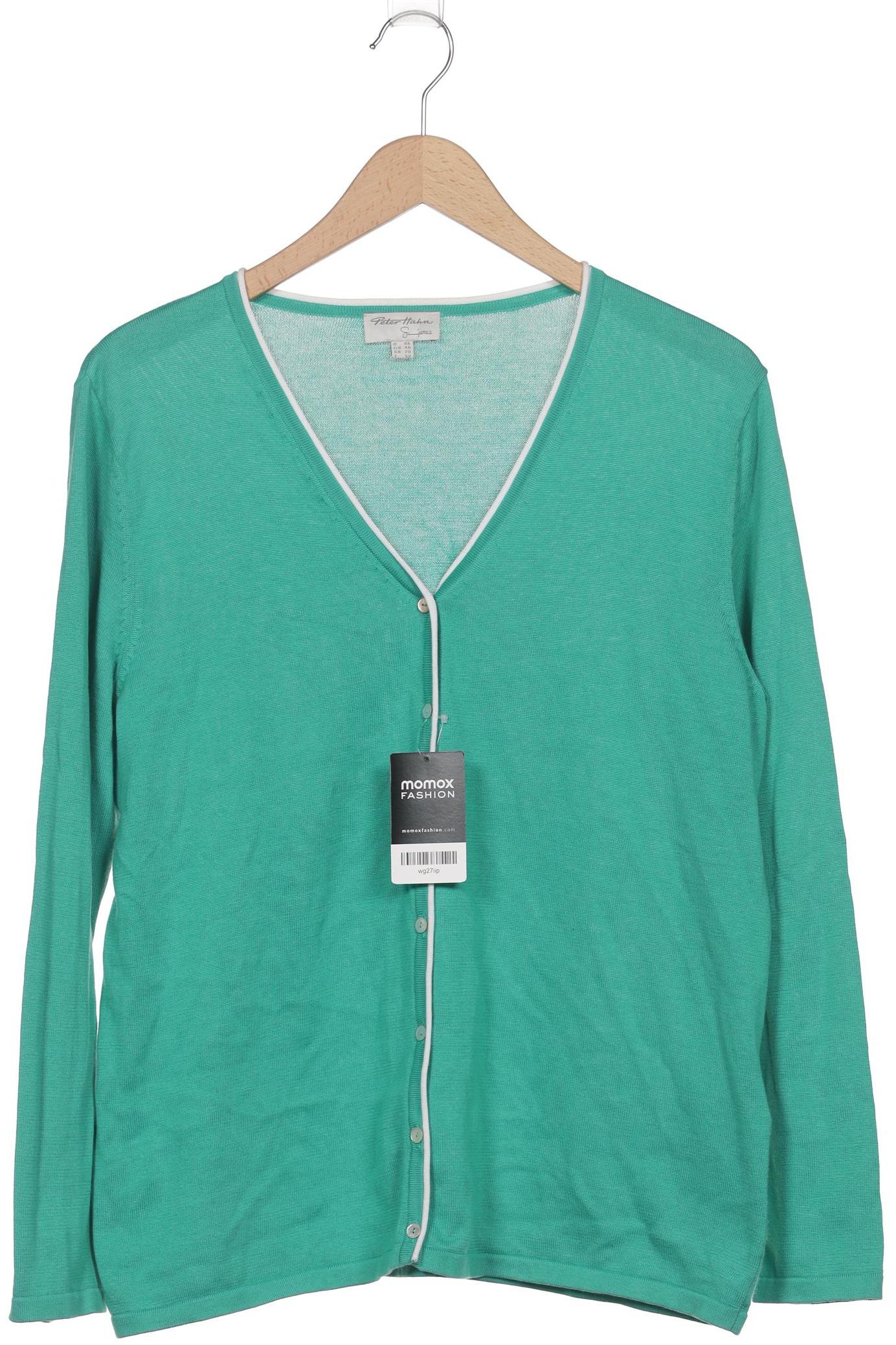 

Peter Hahn Damen Strickjacke, türkis, Gr. 46