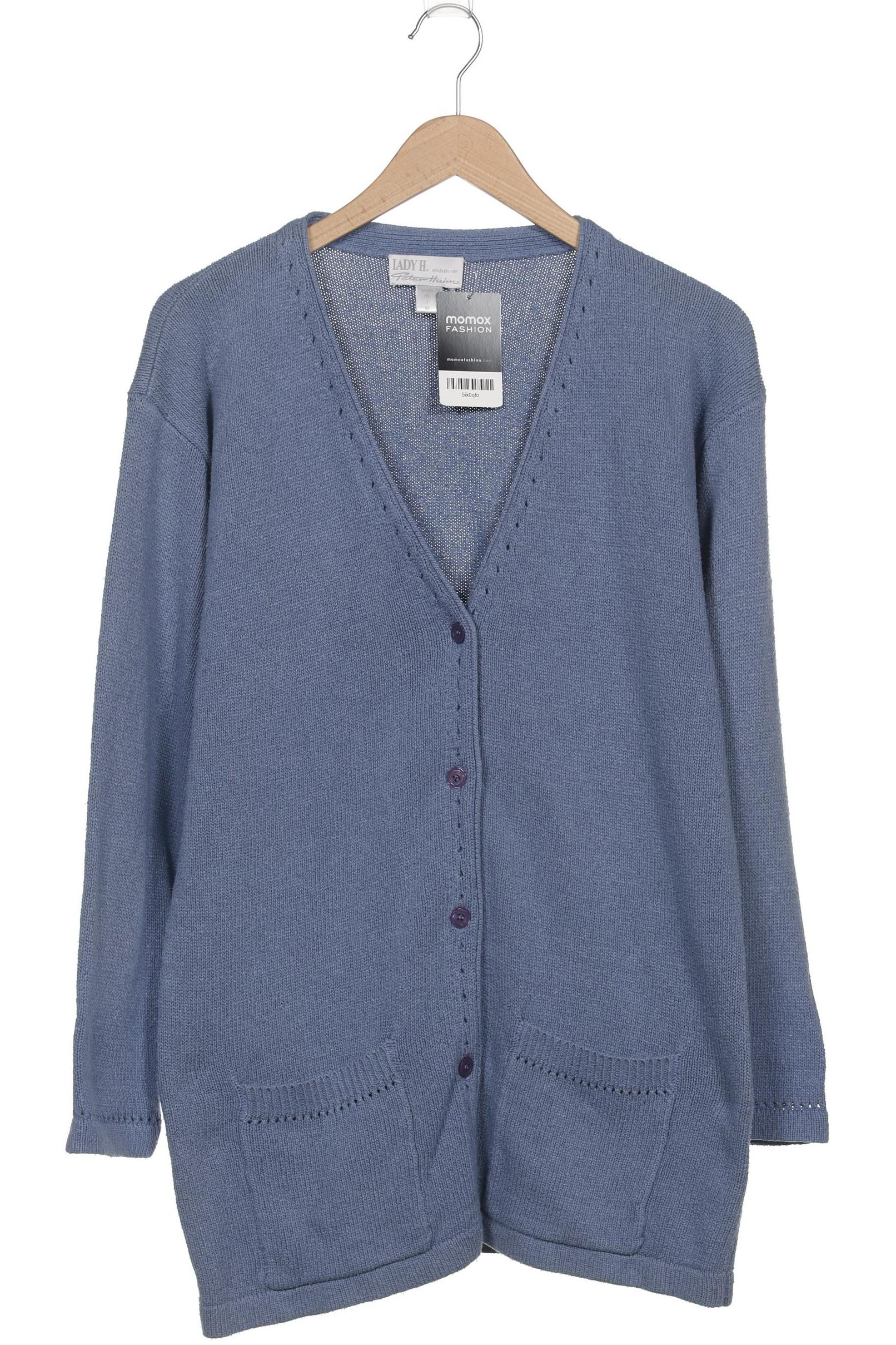 

Peter Hahn Damen Strickjacke, blau, Gr. 38
