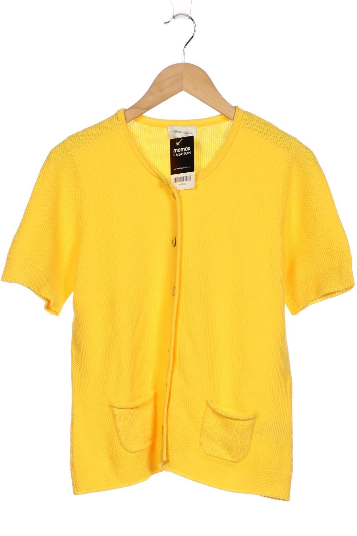 

Peter Hahn Damen Strickjacke, gelb, Gr. 42