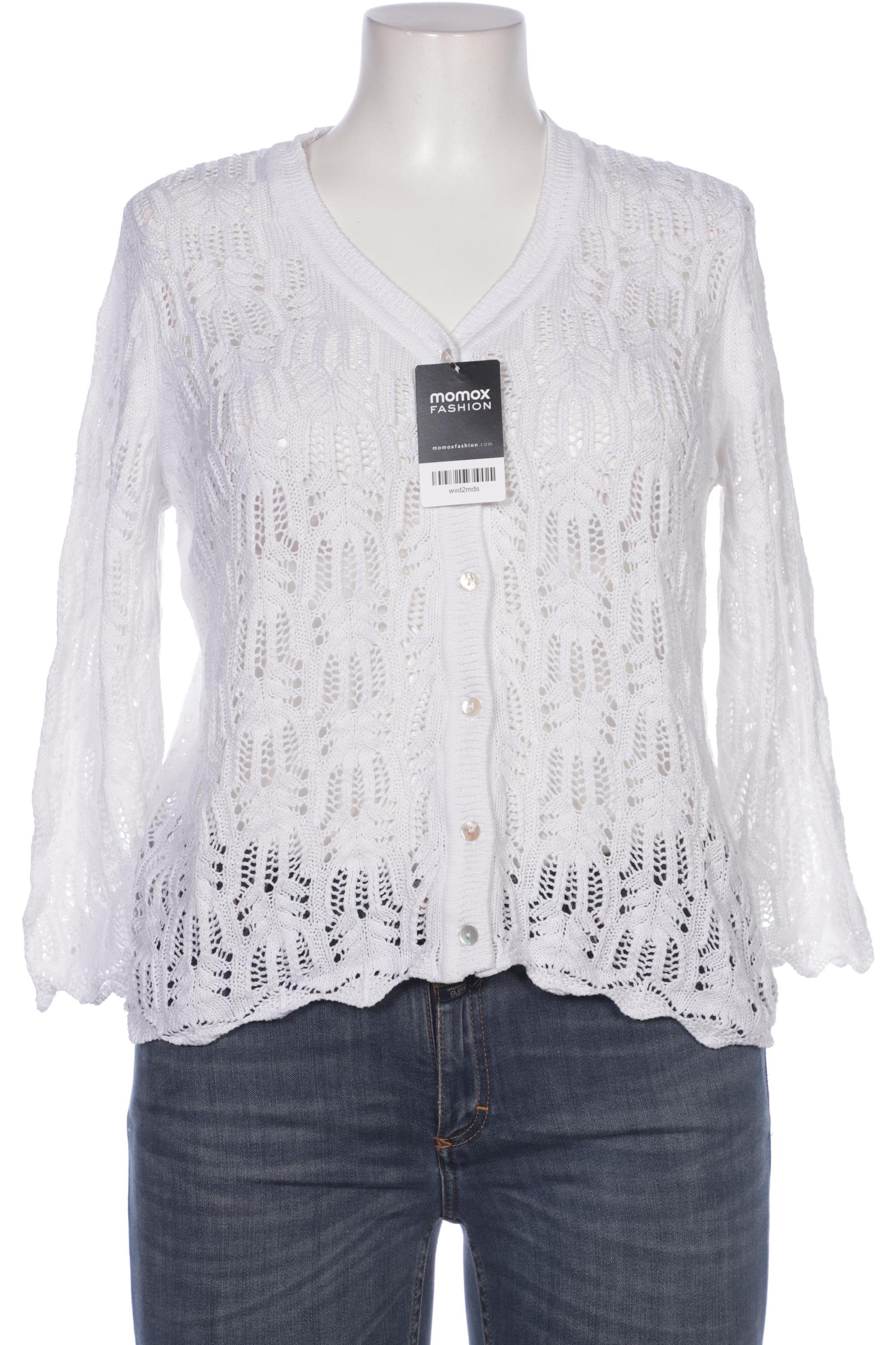 

Peter Hahn Damen Strickjacke, weiß, Gr. 44