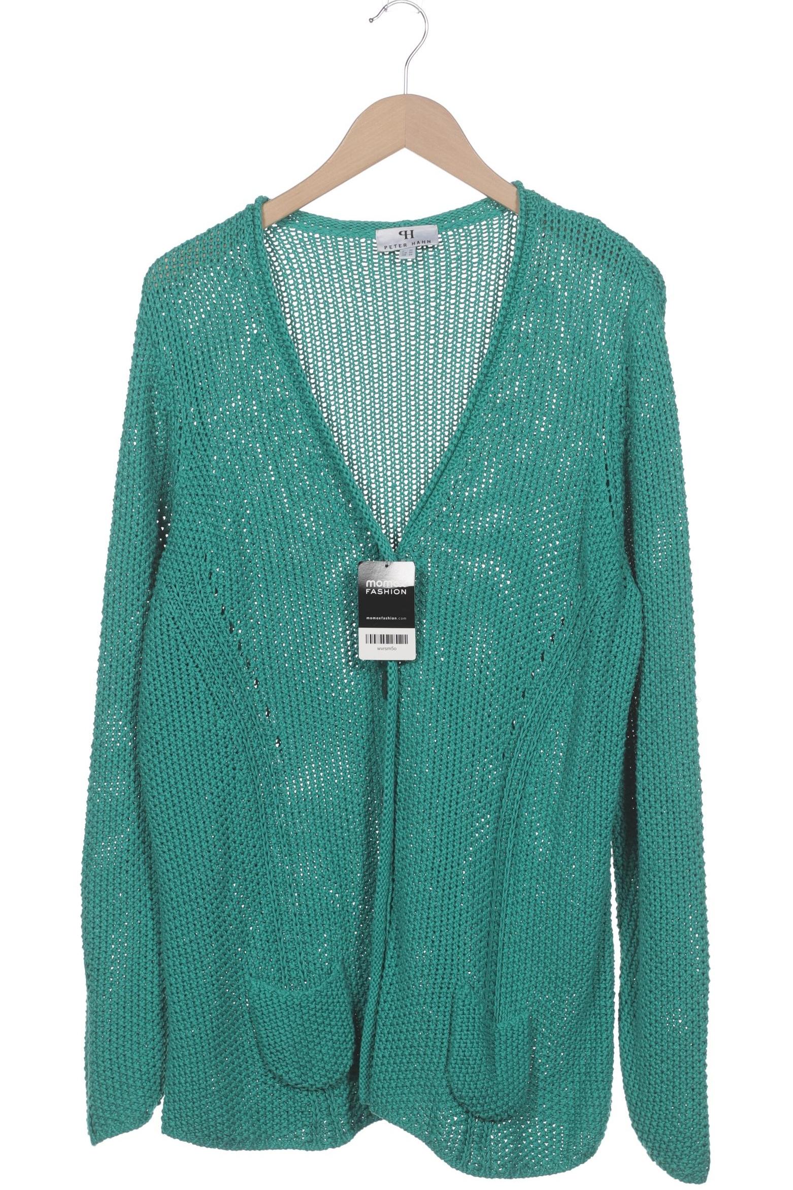 

Peter Hahn Damen Strickjacke, türkis, Gr. 50