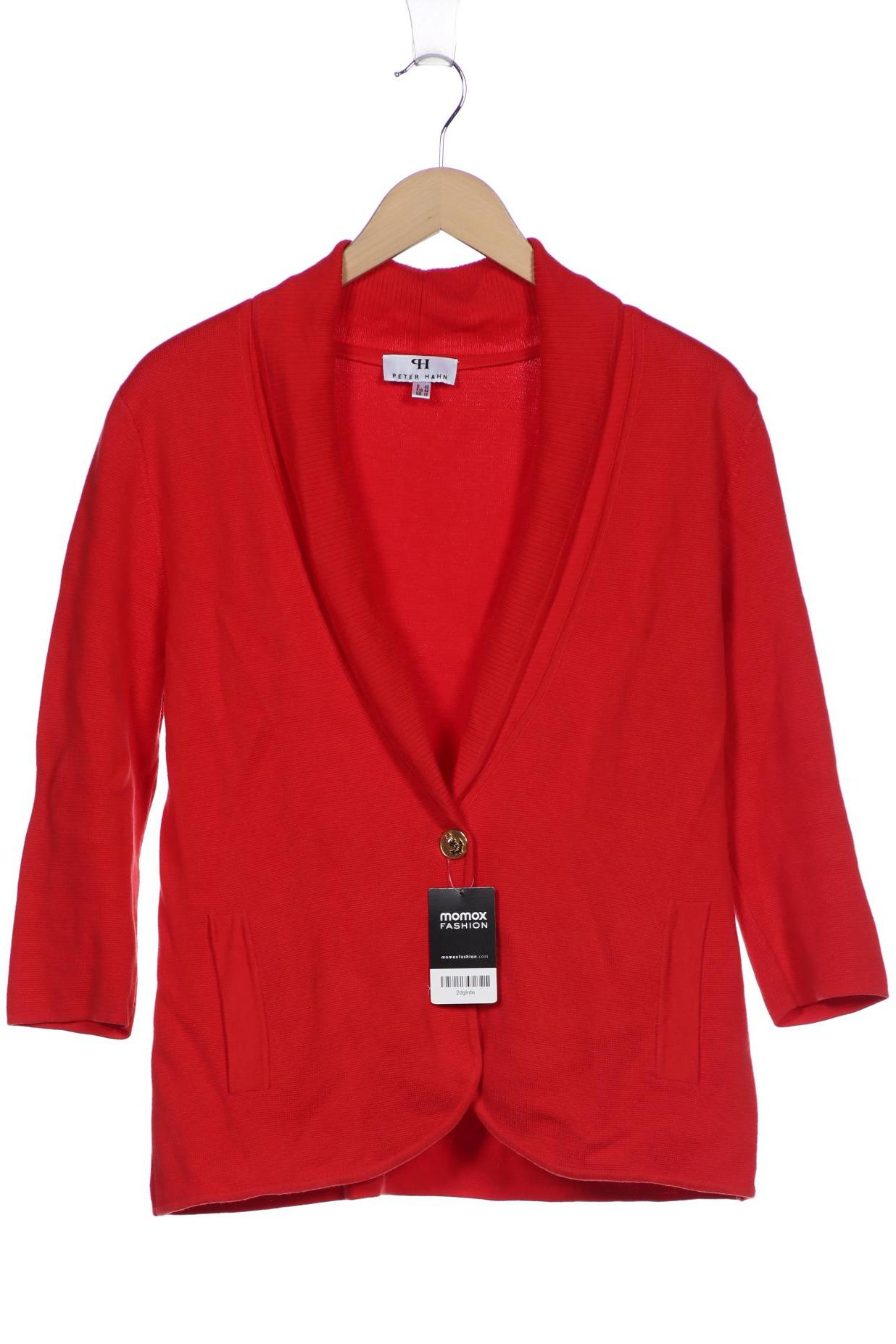 

Peter Hahn Damen Strickjacke, rot, Gr. 42
