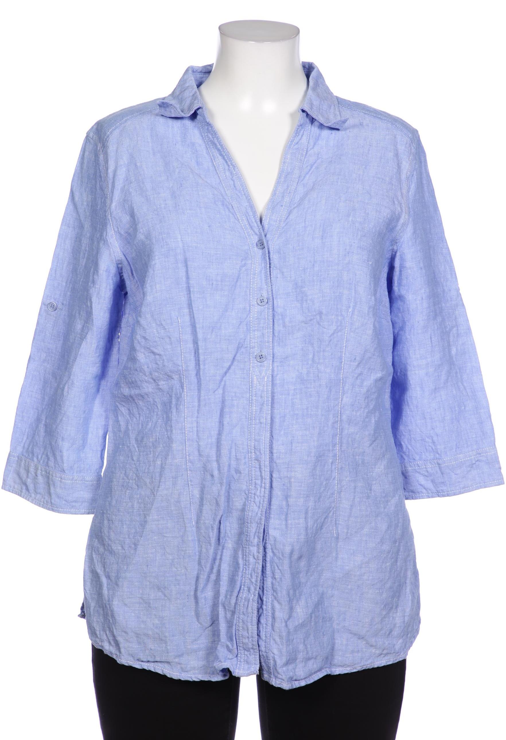

Peter Hahn Damen Bluse, blau, Gr. 44