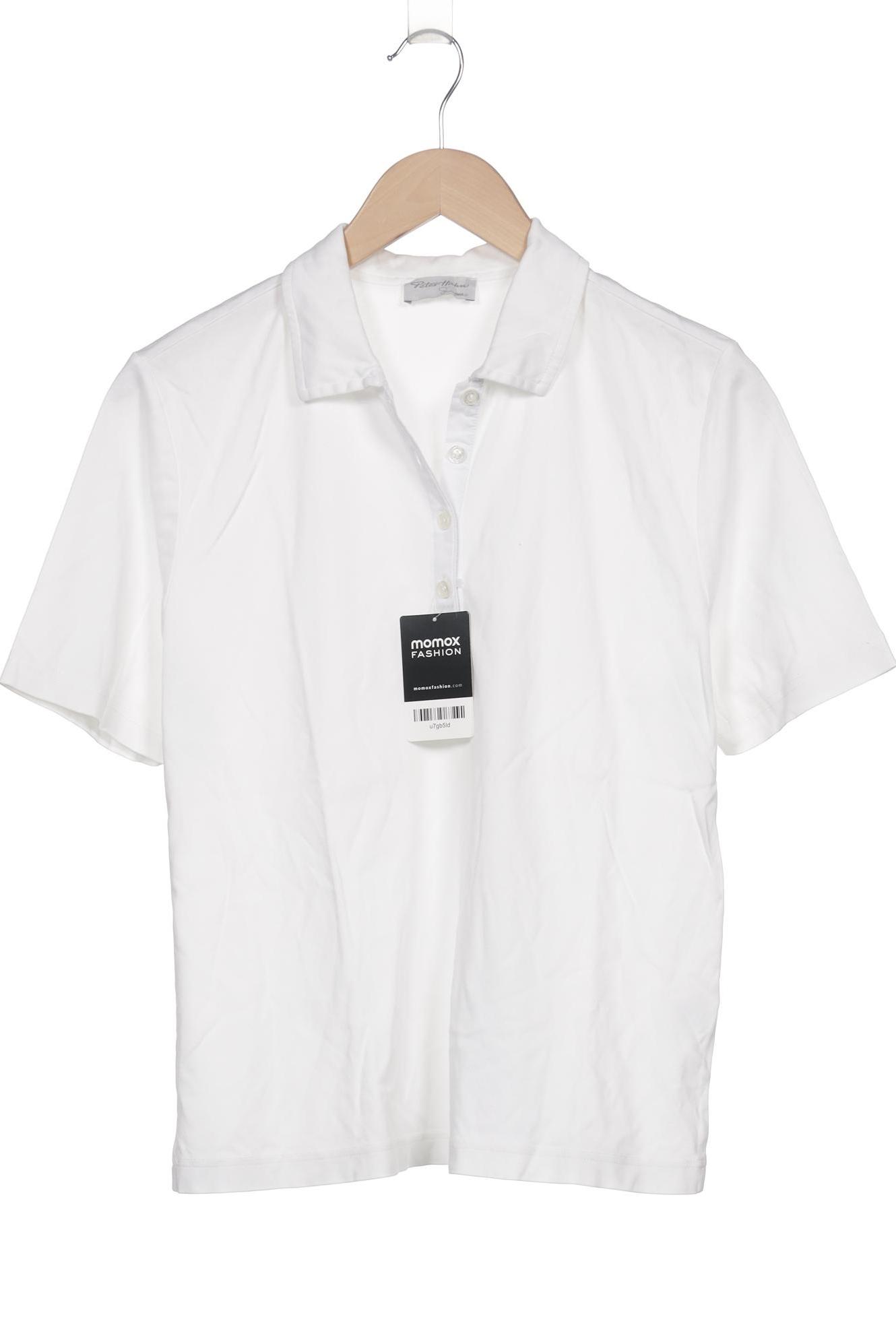 

Peter Hahn Damen Poloshirt, weiß, Gr. 44