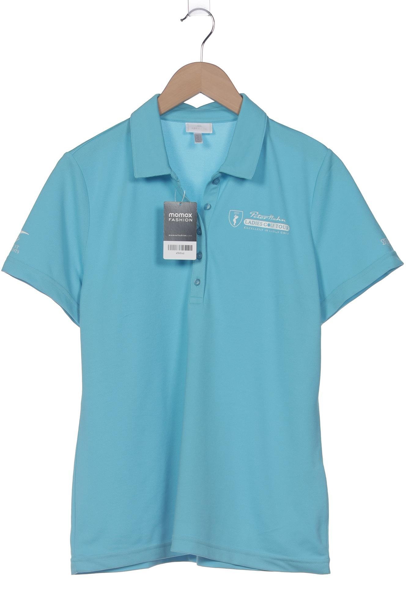 

Peter Hahn Damen Poloshirt, blau, Gr. 42
