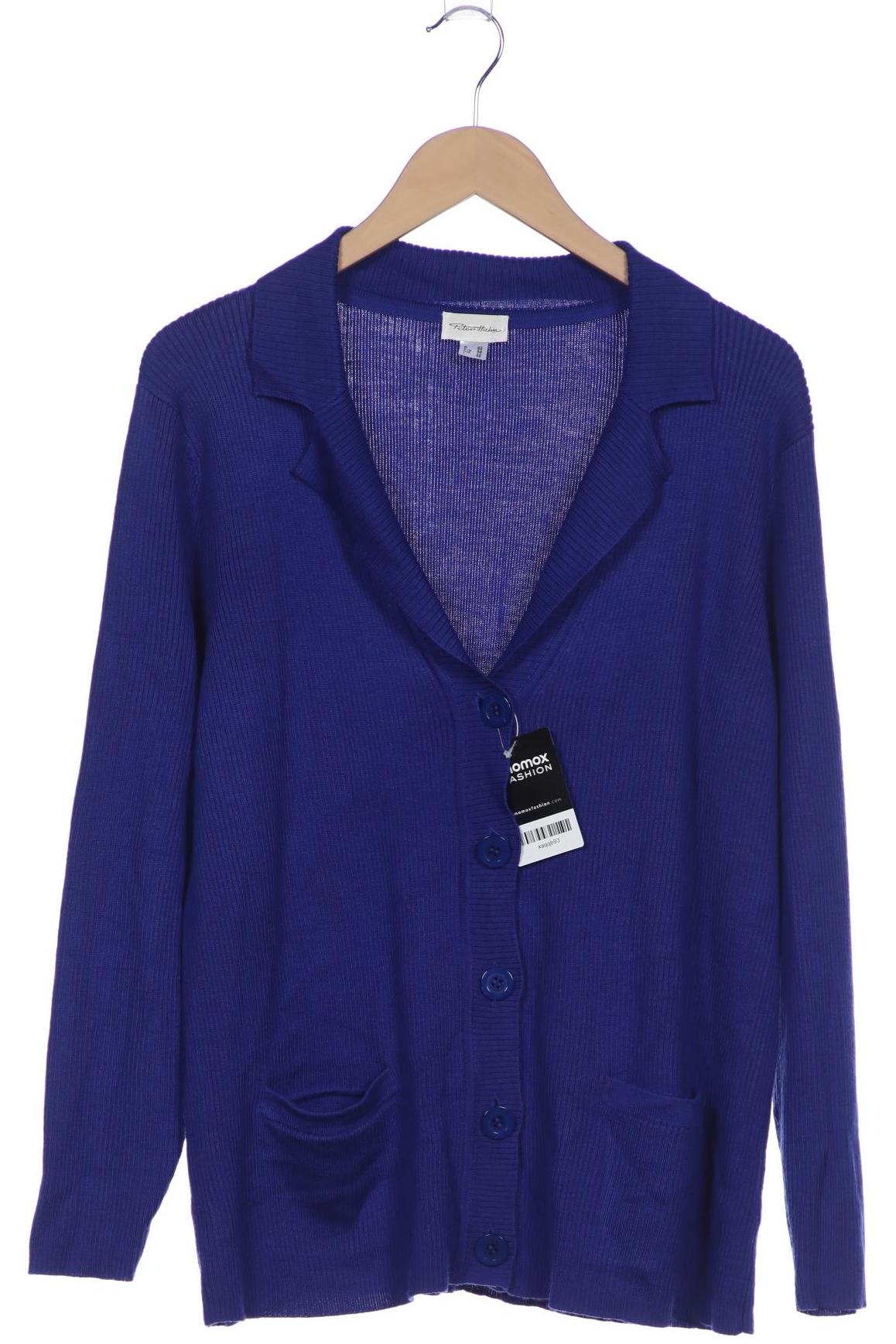 

Peter Hahn Damen Strickjacke, blau, Gr. 52