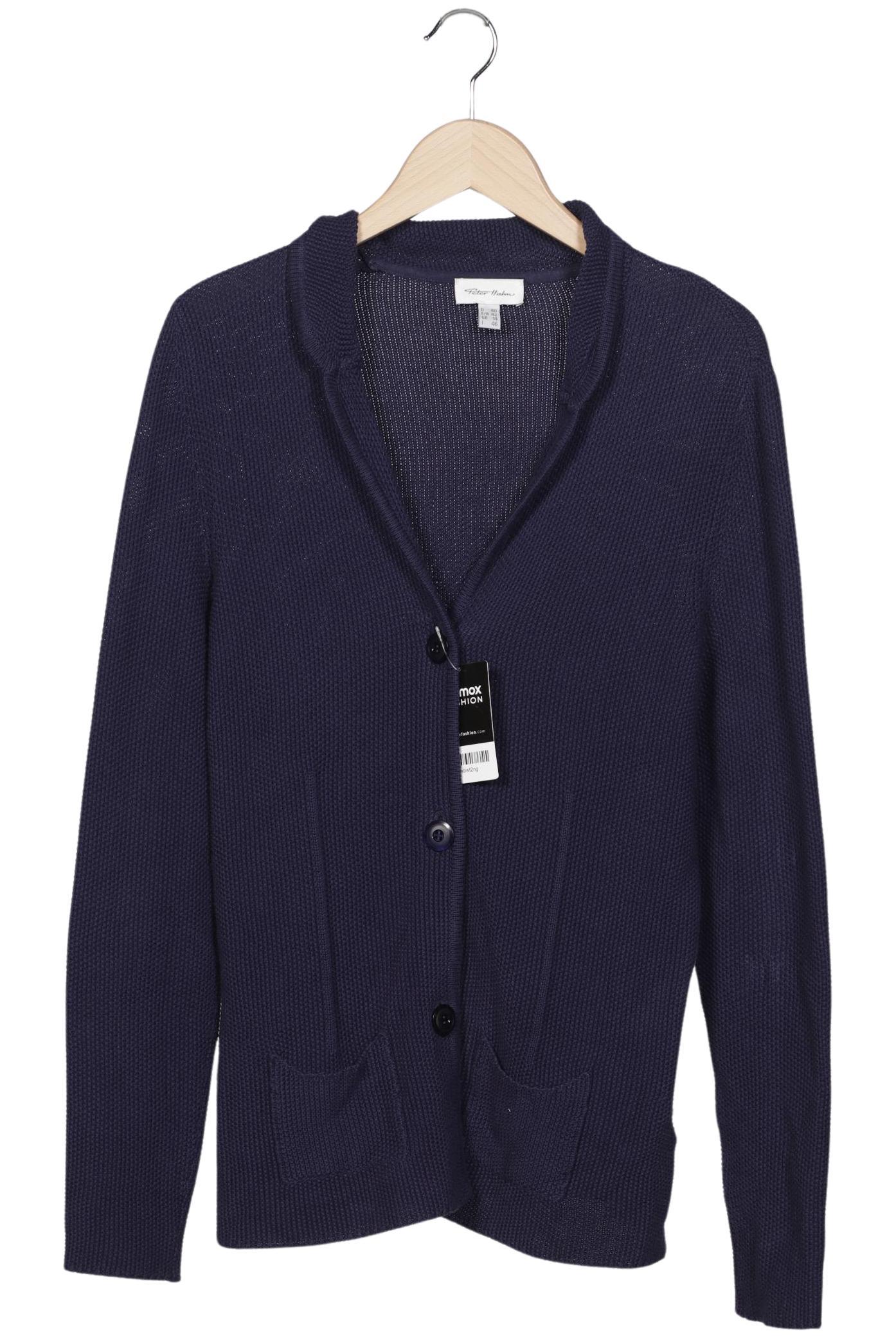 

Peter Hahn Damen Strickjacke, marineblau, Gr. 40