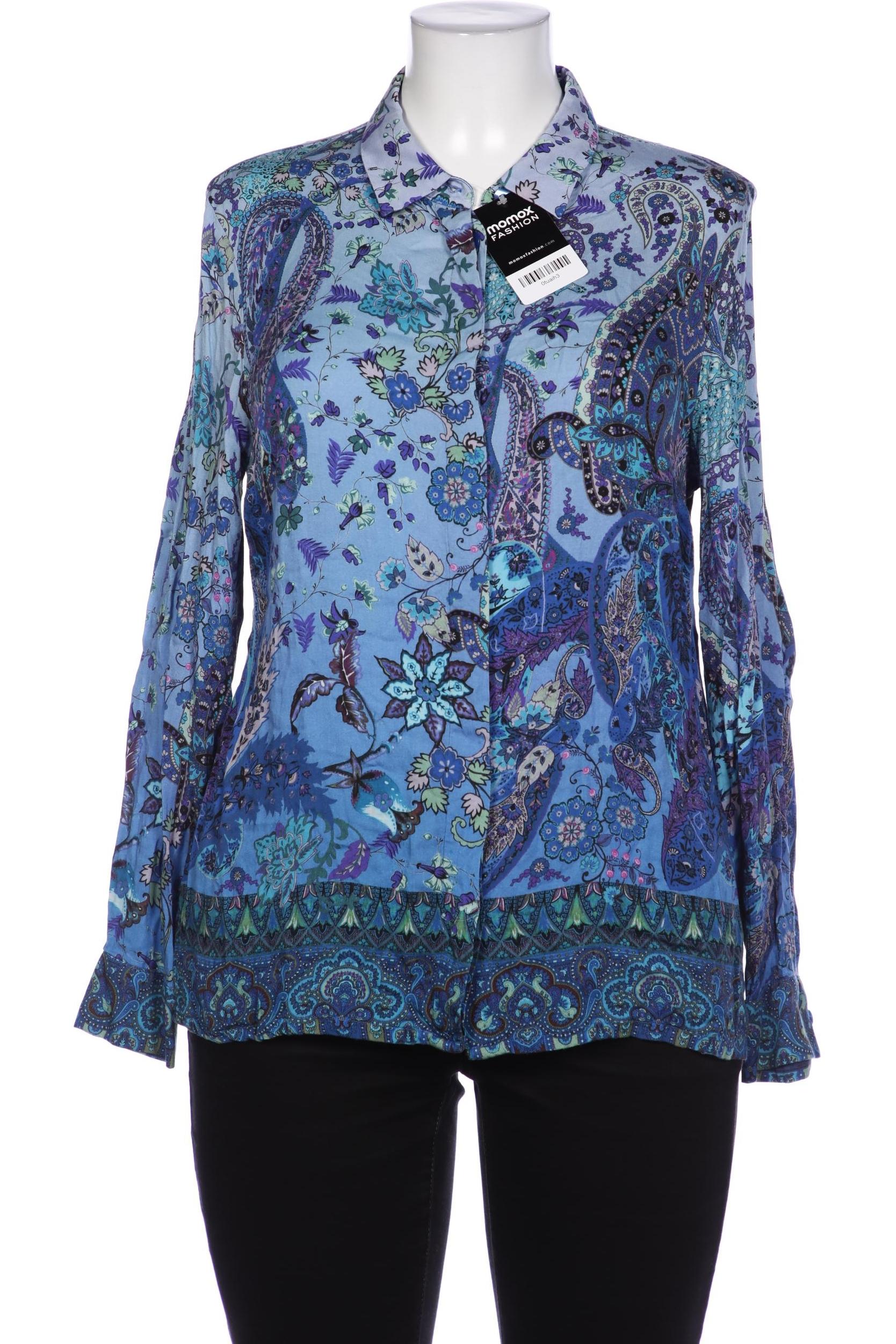 

Peter Hahn Damen Bluse, blau, Gr. 42