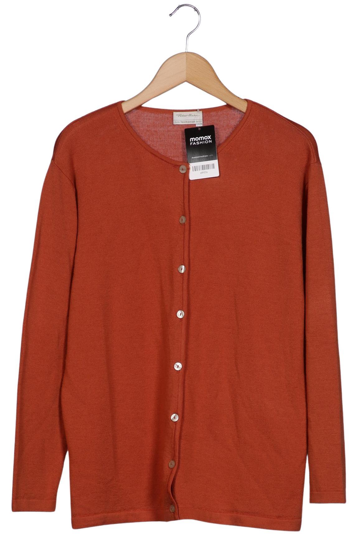 

Peter Hahn Damen Strickjacke, orange, Gr. 42