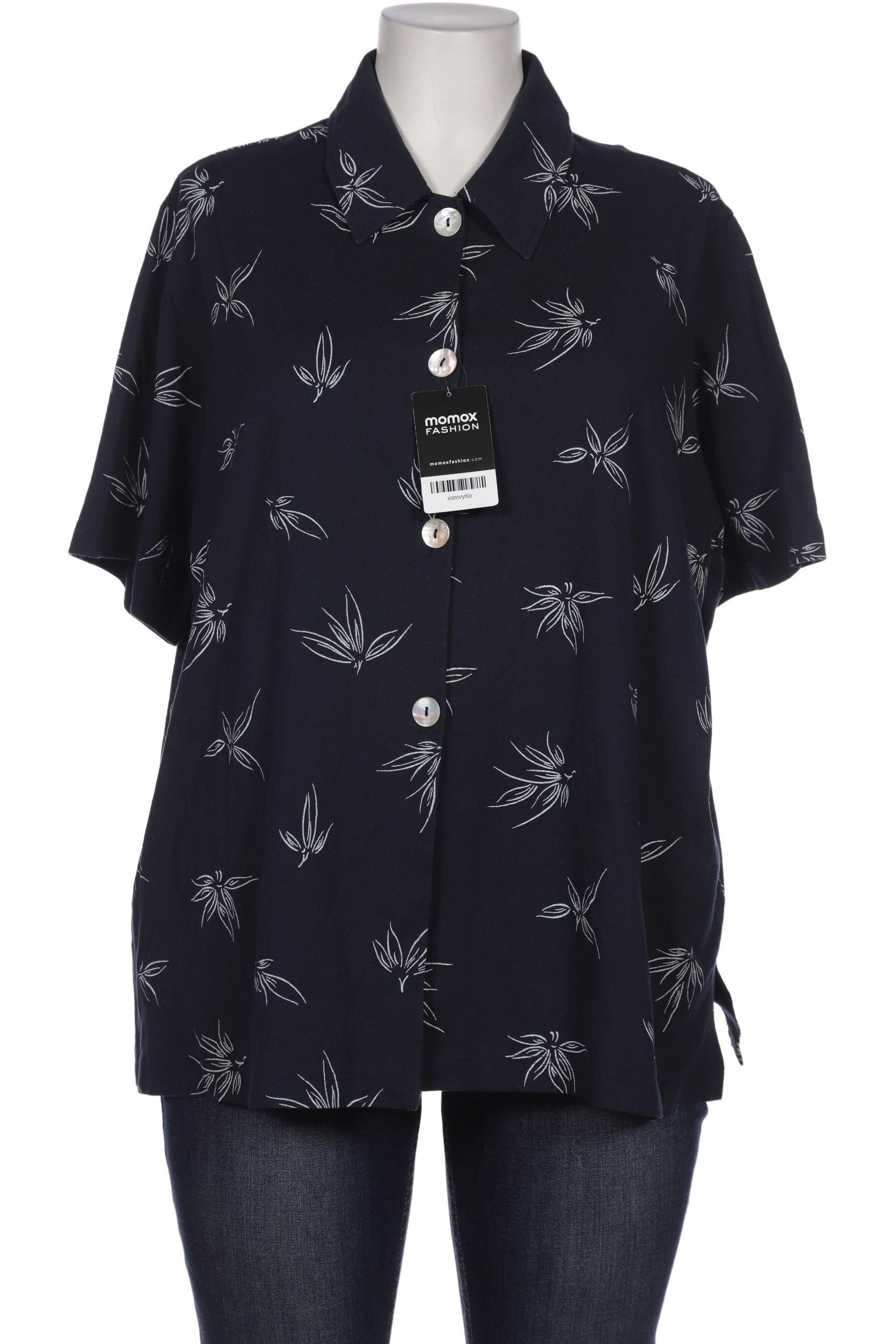 

Peter Hahn Damen Bluse, marineblau, Gr. 52