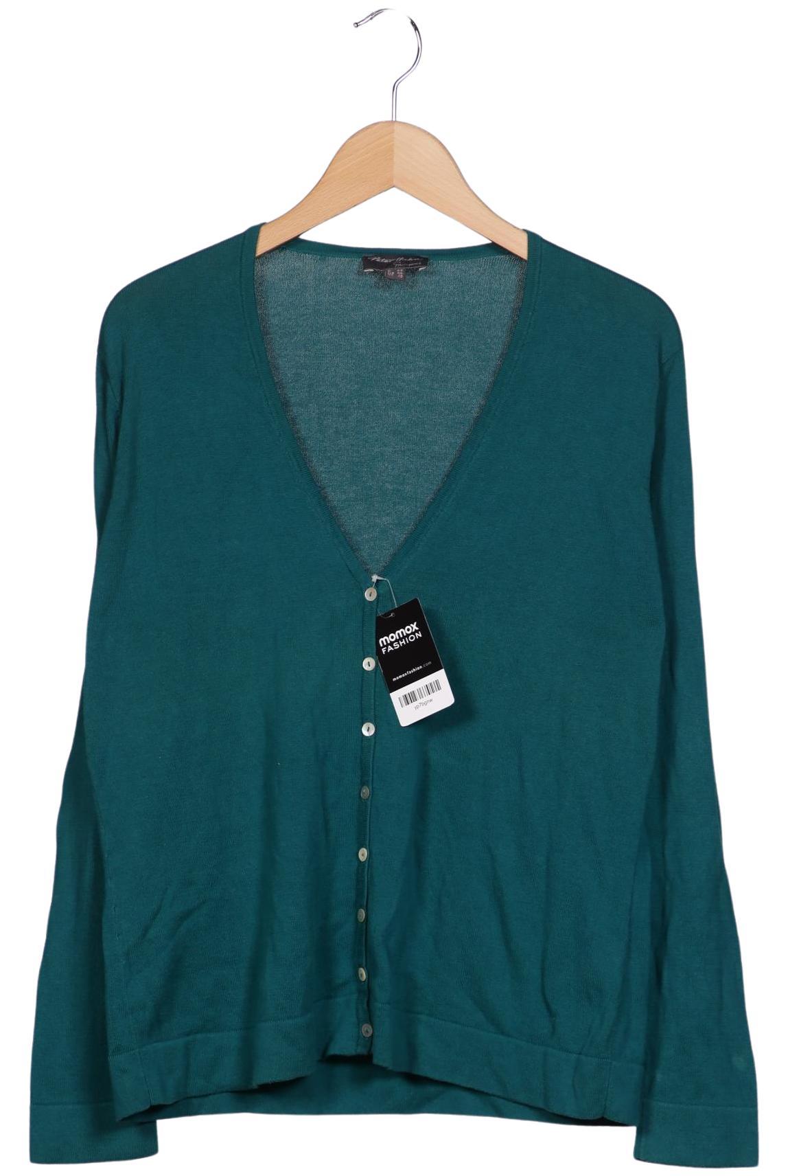 

Peter Hahn Damen Strickjacke, türkis, Gr. 44