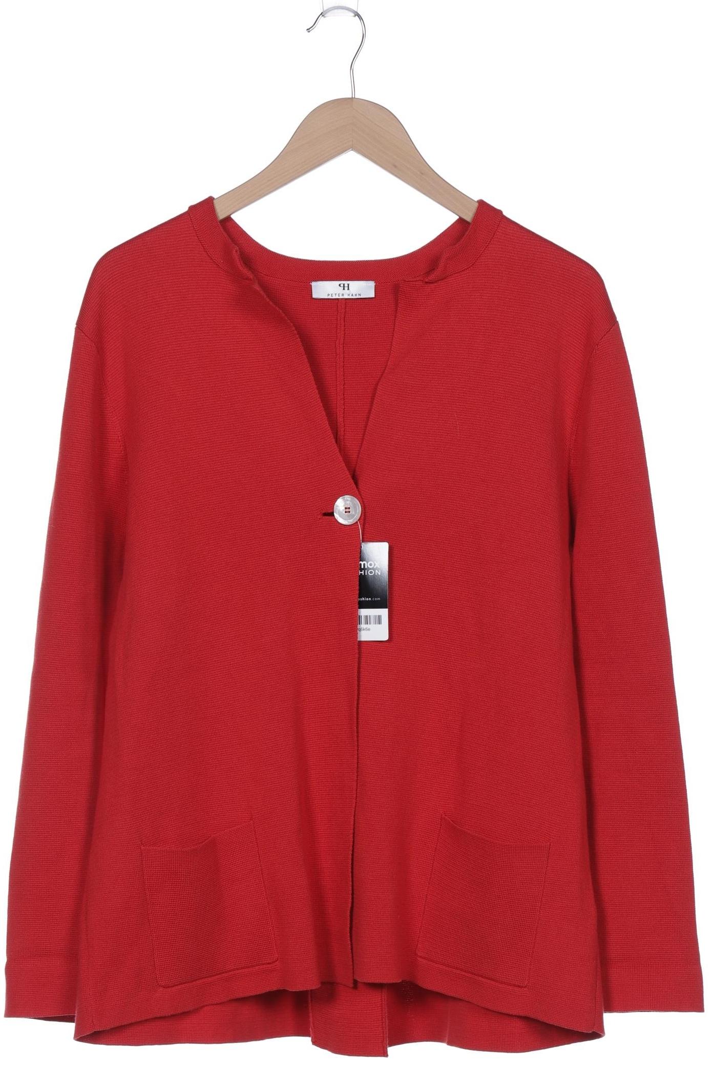 

Peter Hahn Damen Strickjacke, rot, Gr. 44