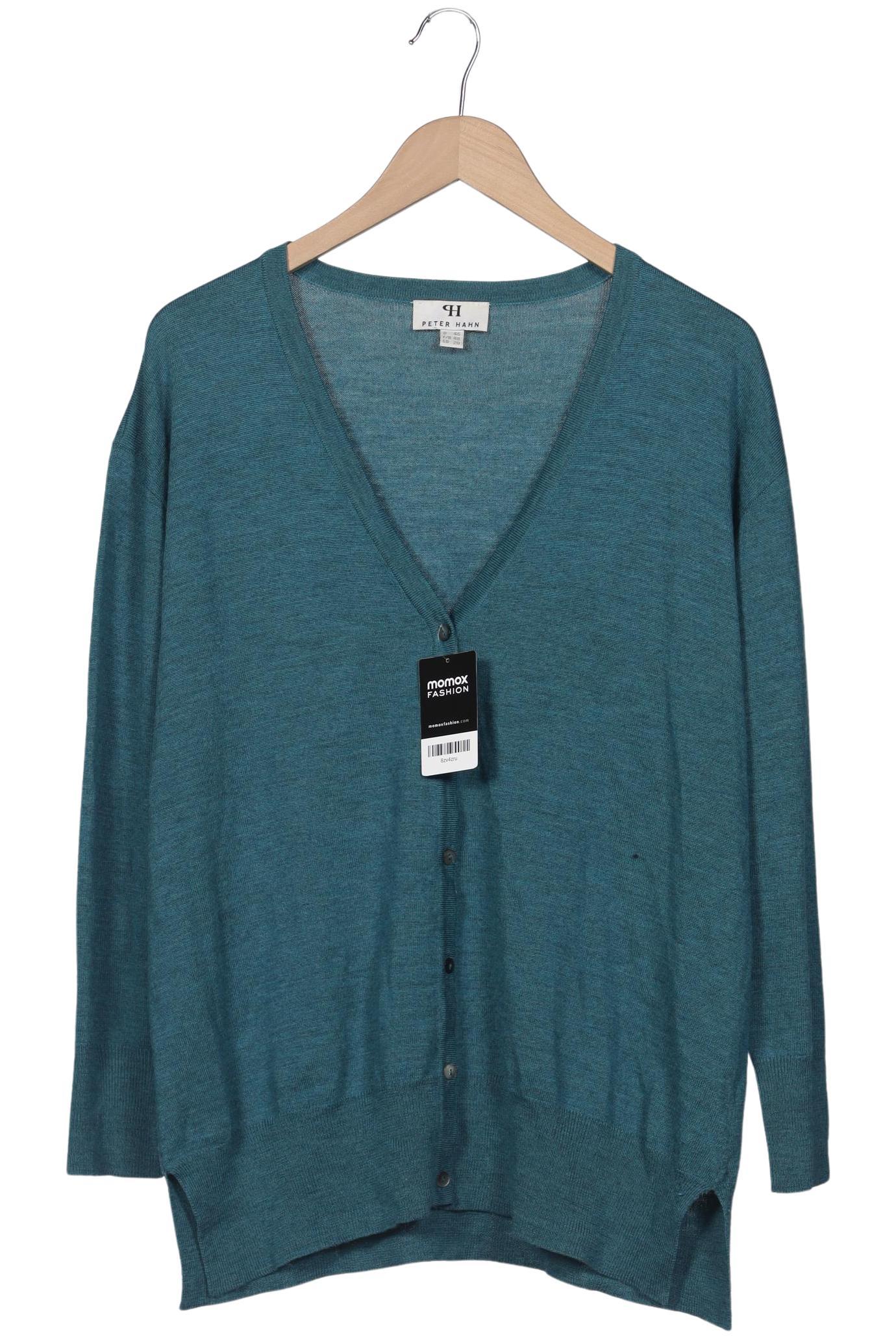 

Peter Hahn Damen Strickjacke, türkis, Gr. 46