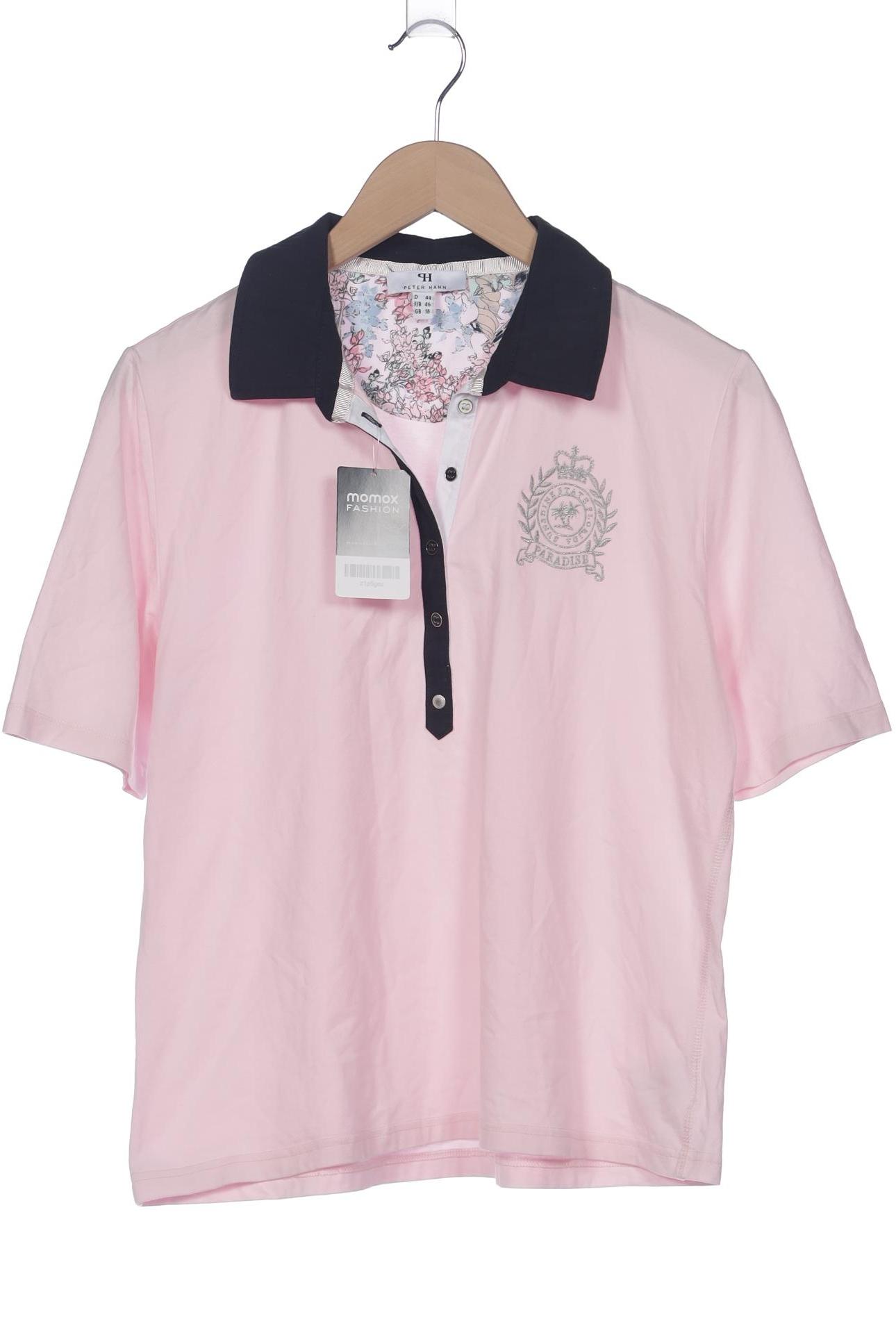

Peter Hahn Damen Poloshirt, pink, Gr. 44
