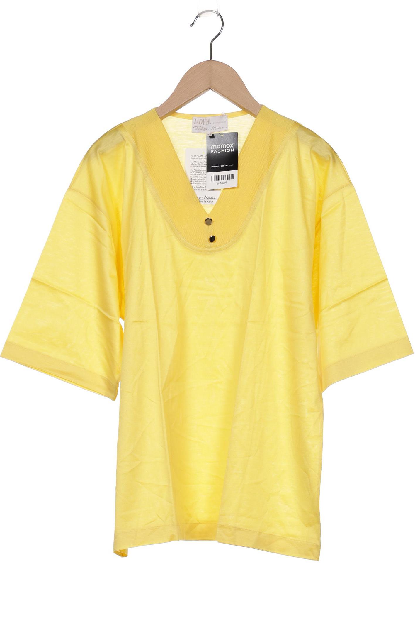 

Peter Hahn Damen T-Shirt, gelb, Gr. 42
