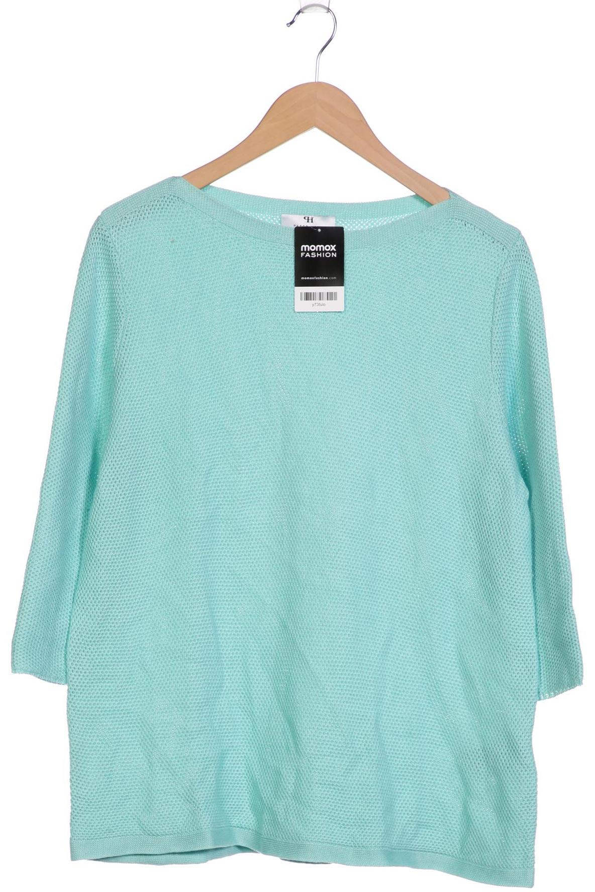 

Peter Hahn Damen Pullover, türkis, Gr. 46