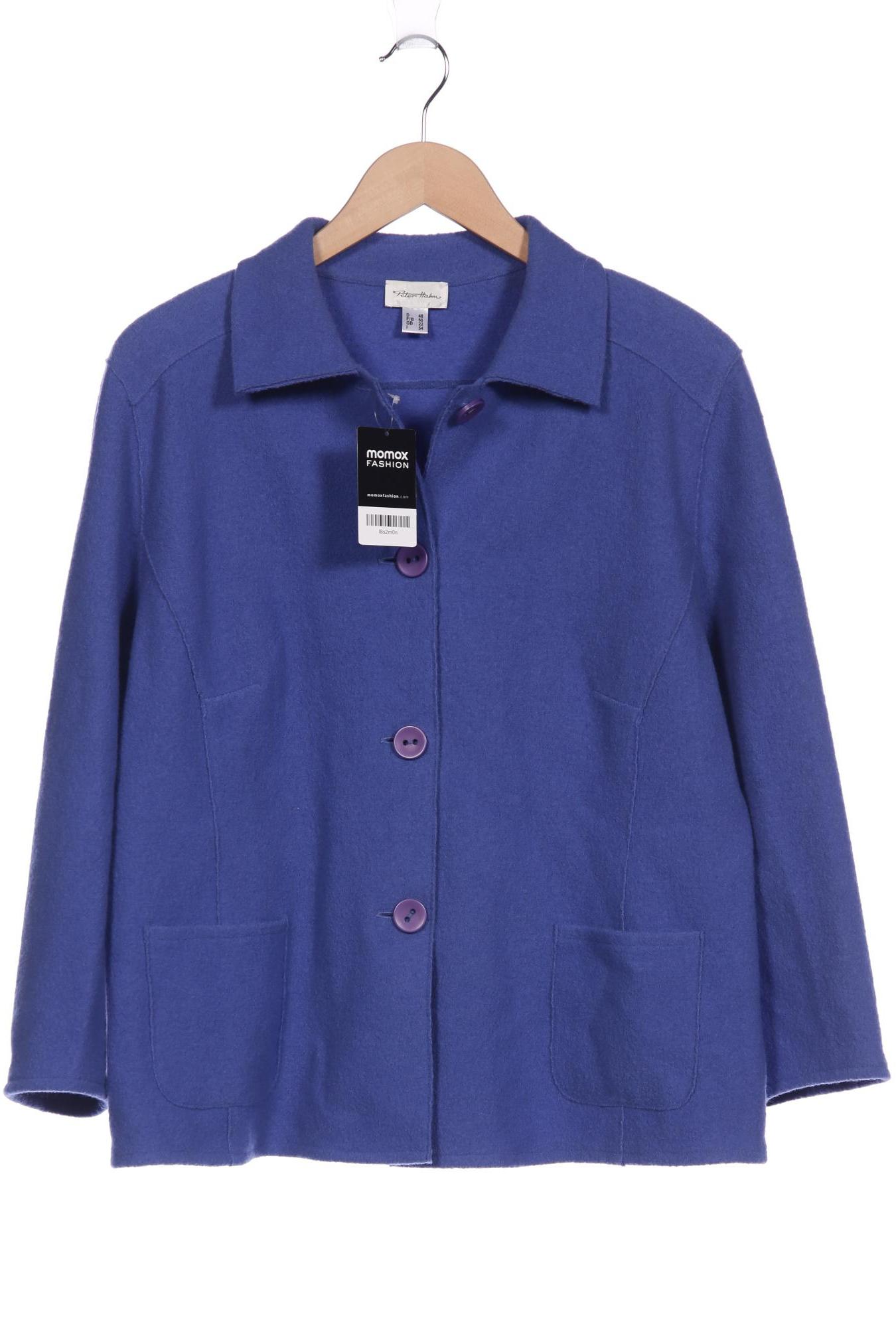 

Peter Hahn Damen Blazer, blau, Gr. 48