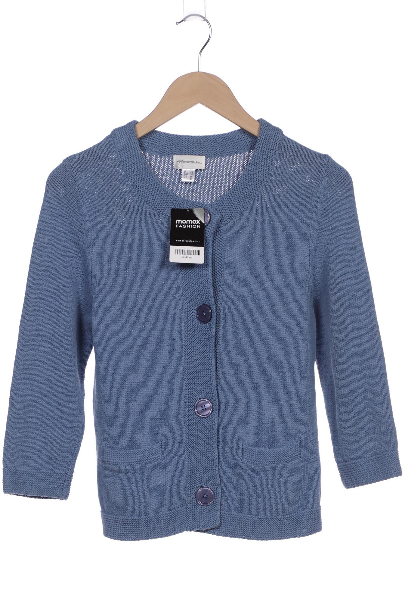 

Peter Hahn Damen Strickjacke, blau, Gr. 36