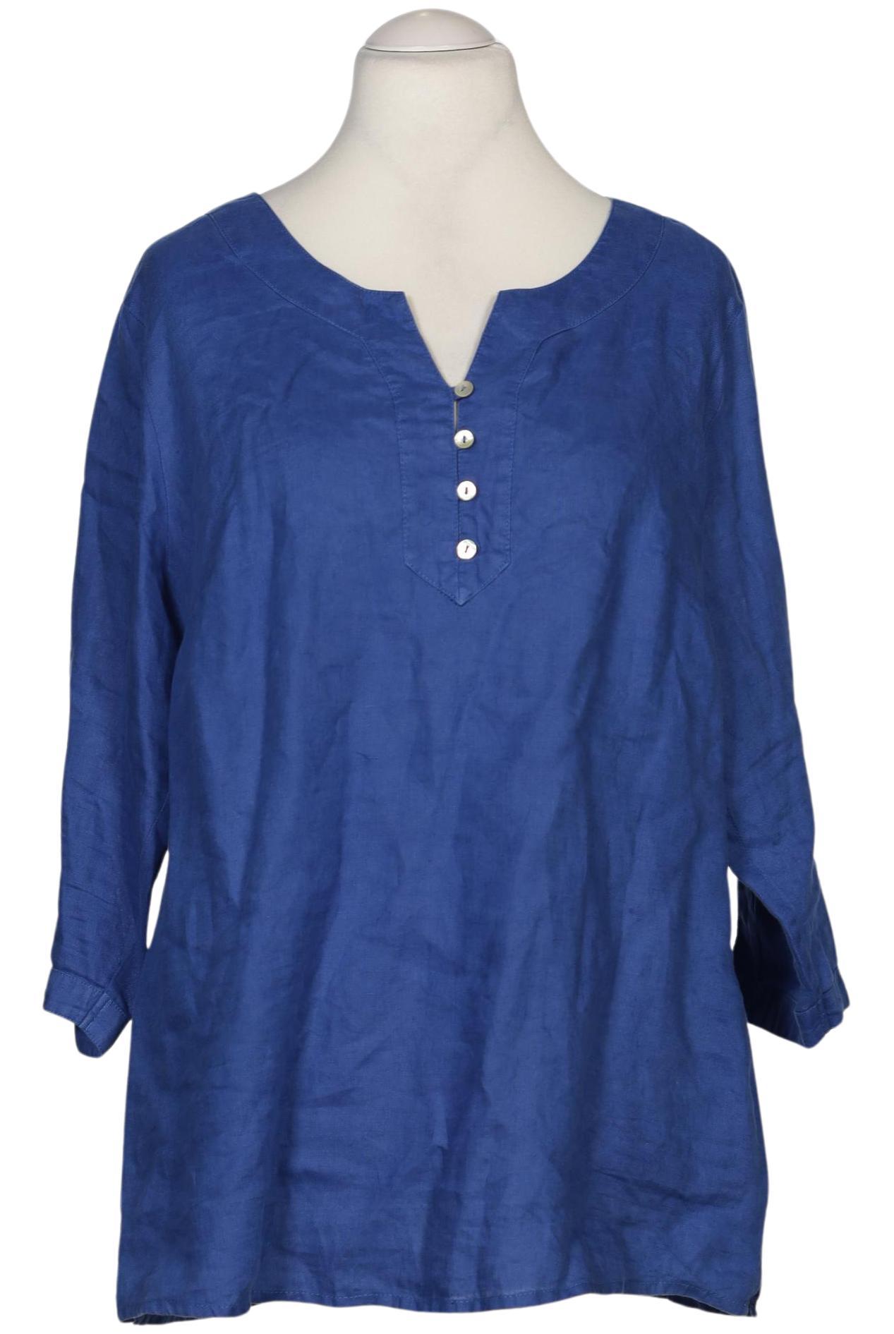 

Peter Hahn Damen Bluse, blau, Gr. 44