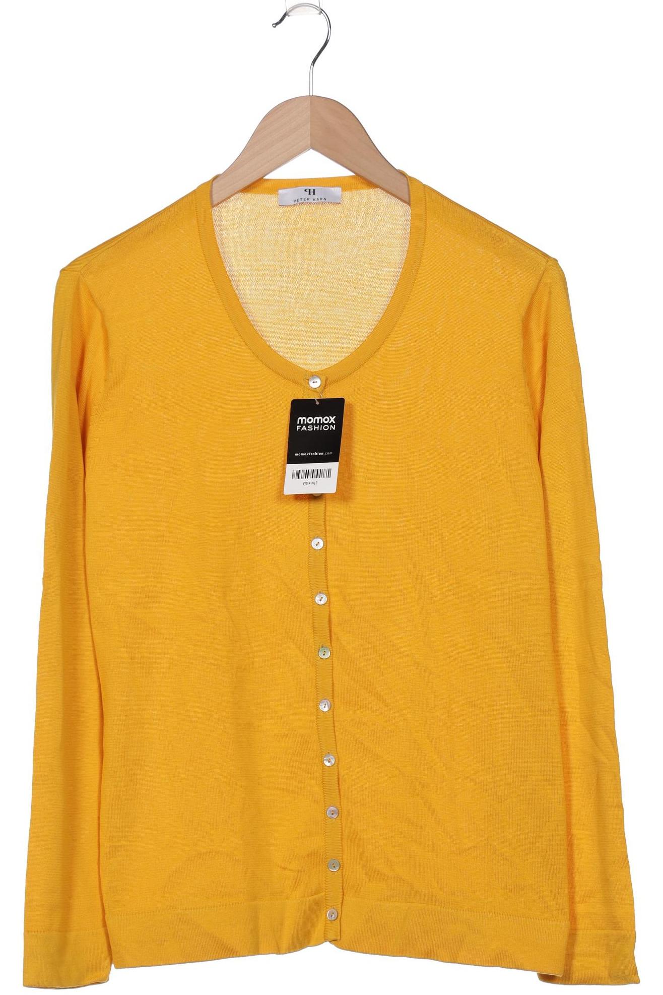

Peter Hahn Damen Strickjacke, gelb, Gr. 46