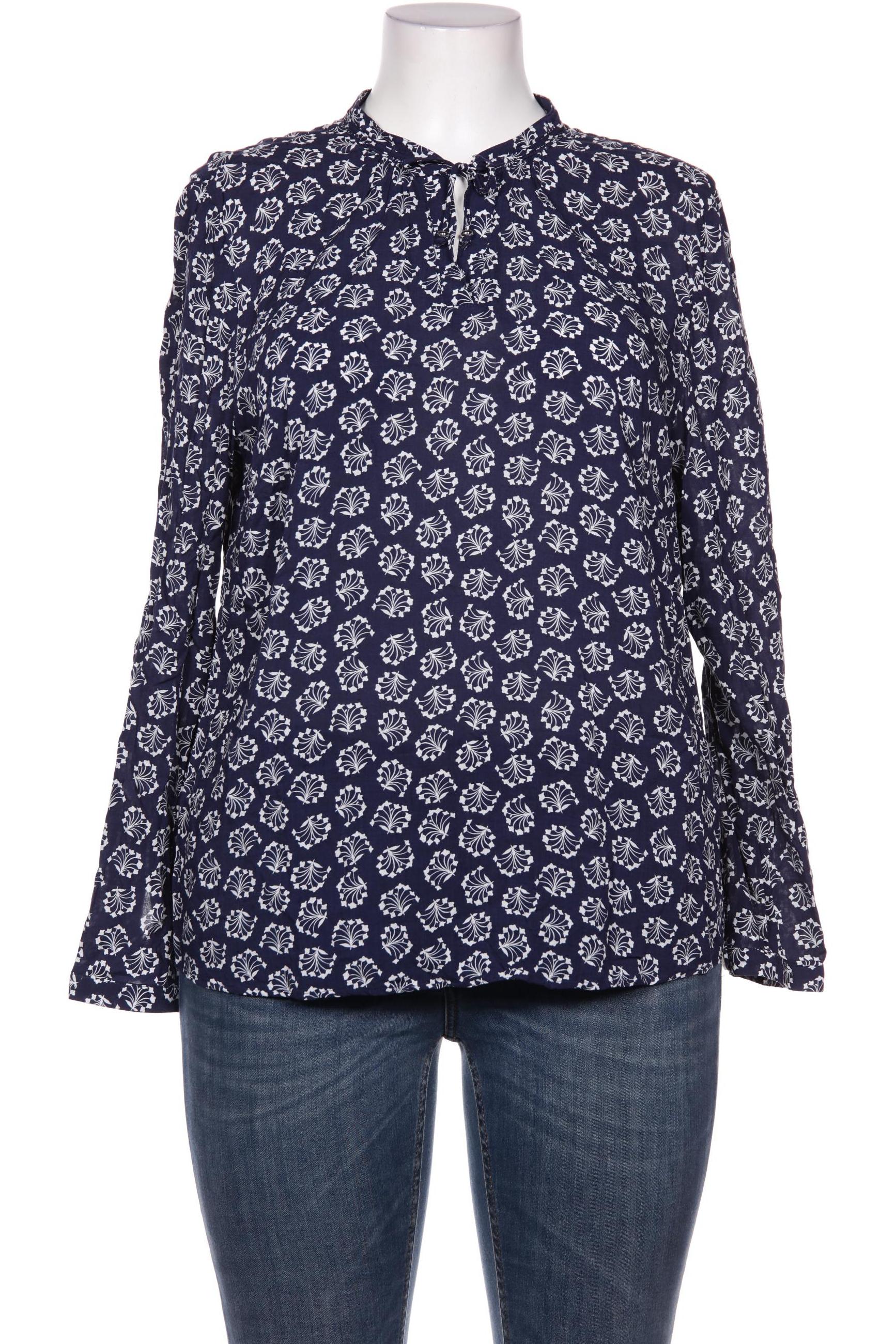 

Peter Hahn Damen Bluse, marineblau, Gr. 44