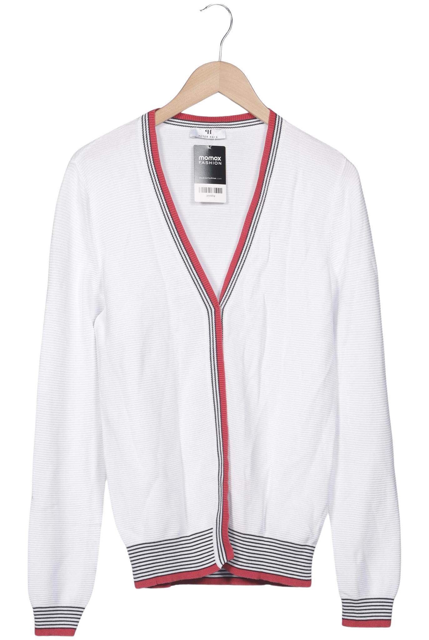 

Peter Hahn Damen Strickjacke, weiß, Gr. 42