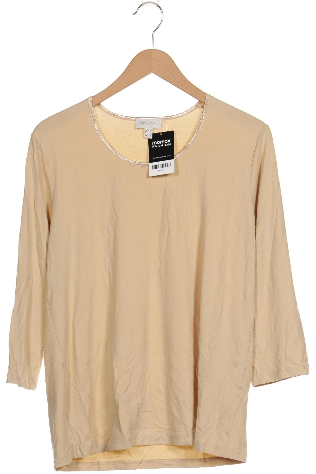 

Peter Hahn Damen Langarmshirt, beige, Gr. 46